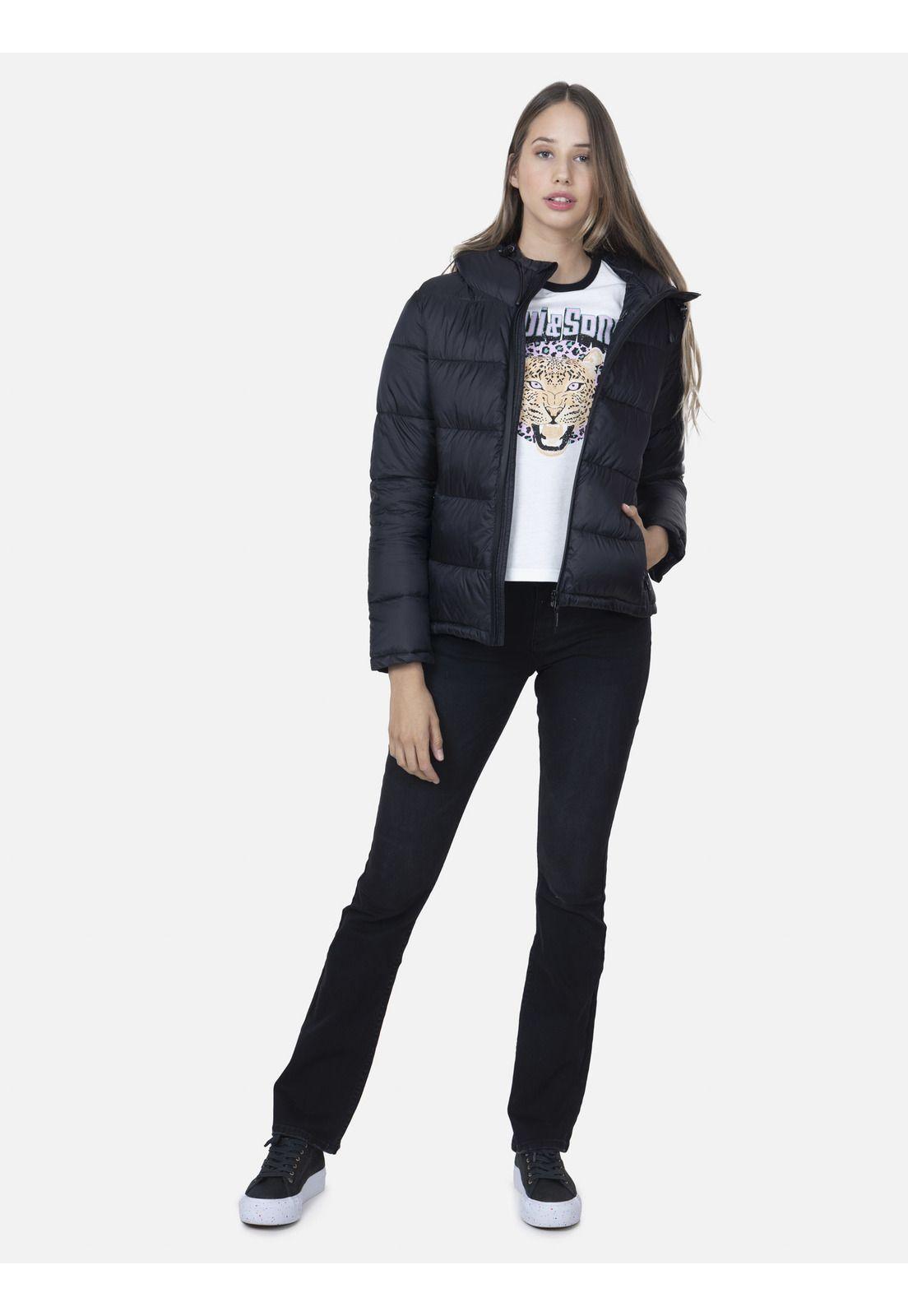 Pantalon Mujer FLARE BLACK Negro Maui and Sons-3