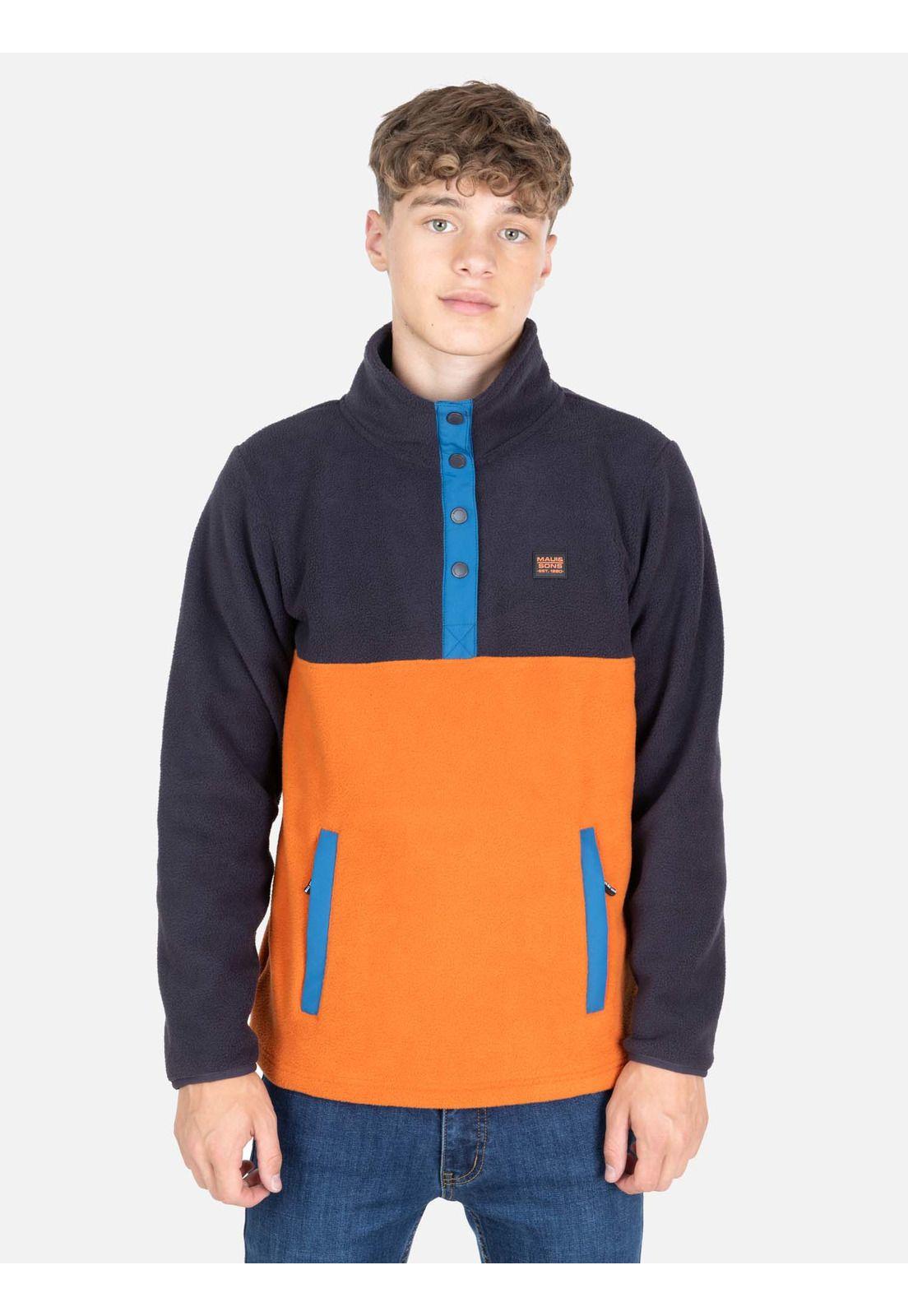 Poleron Micropolar Coastal Naranjo Infantil Maui And Sons-0