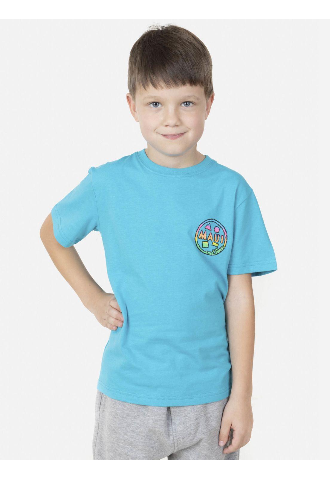Polera ART COOKIE Niño Celeste Maui and Sons-0