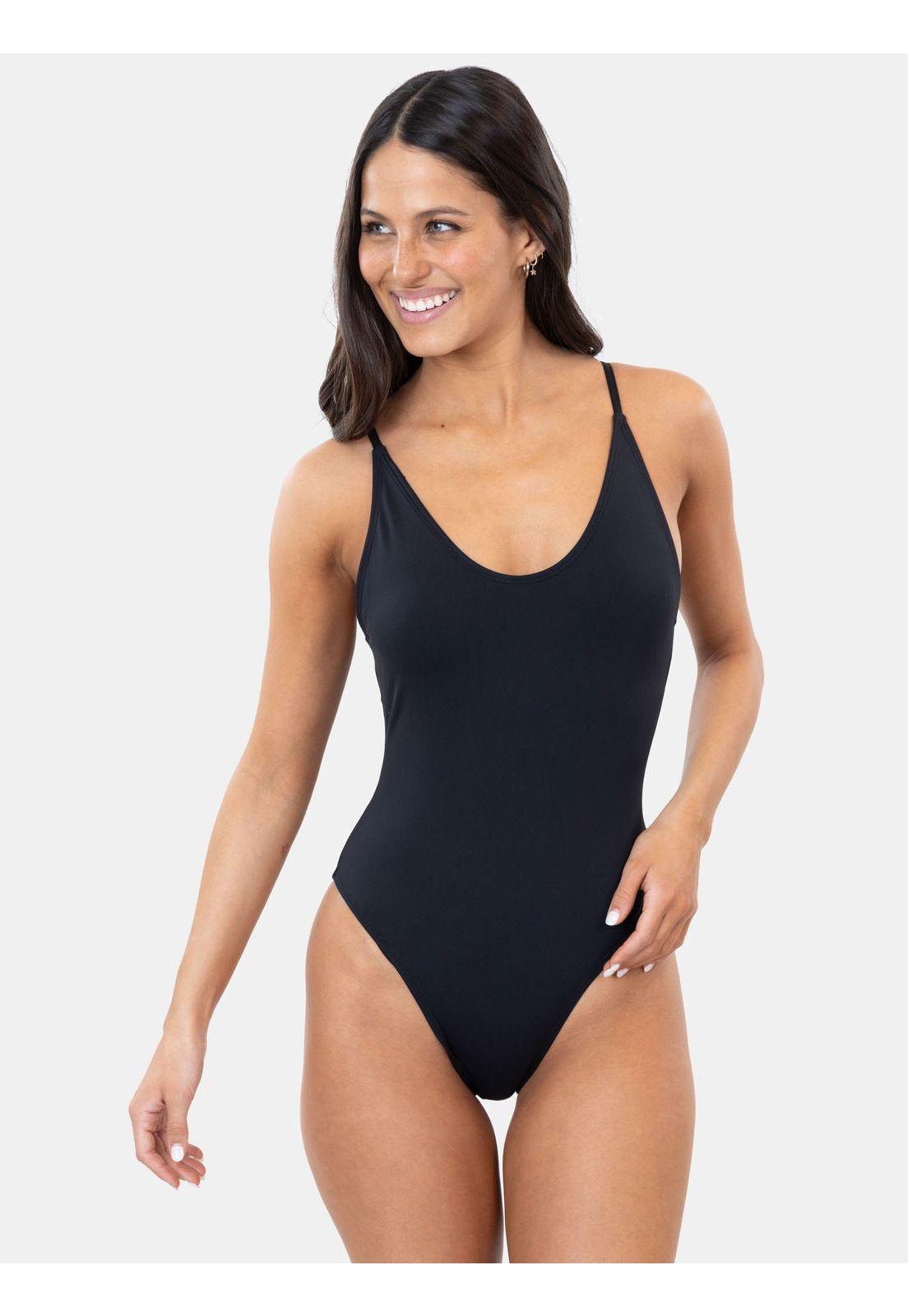 Traje De Baño Entero Venice Negro Mujer Maui And Sons-0