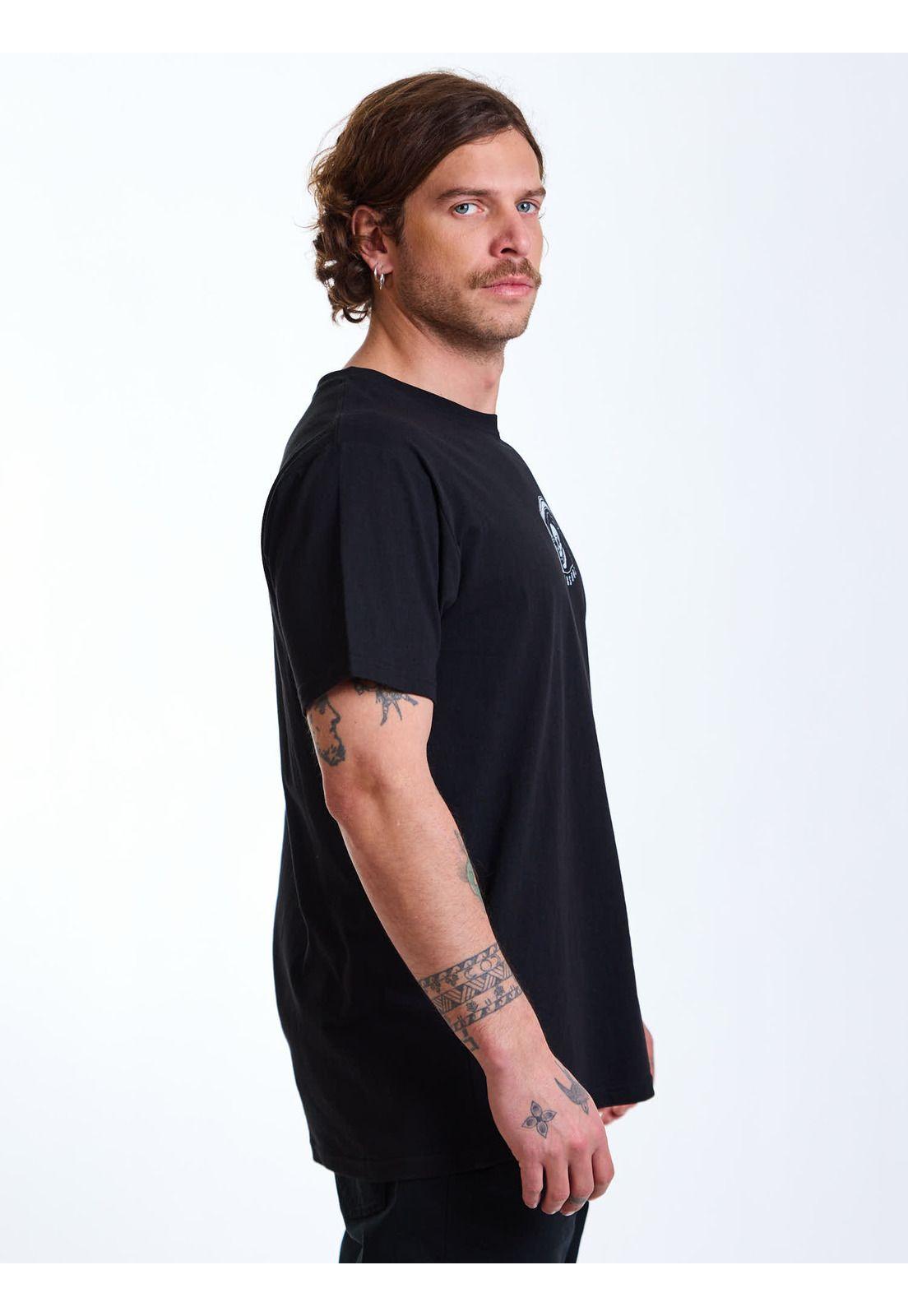 Polera MC Roamer Negro Hombre Maui and Sons-2