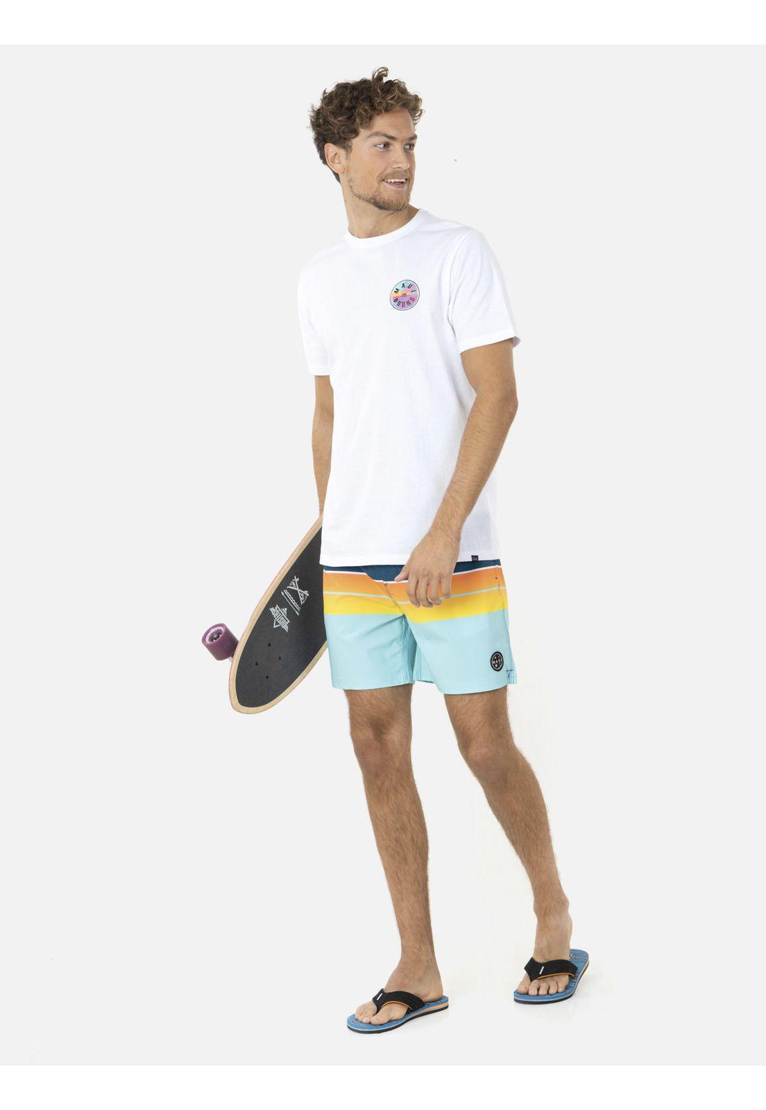 Traje de Baño Stretch Hombre Amarillo Maui and Sons-3