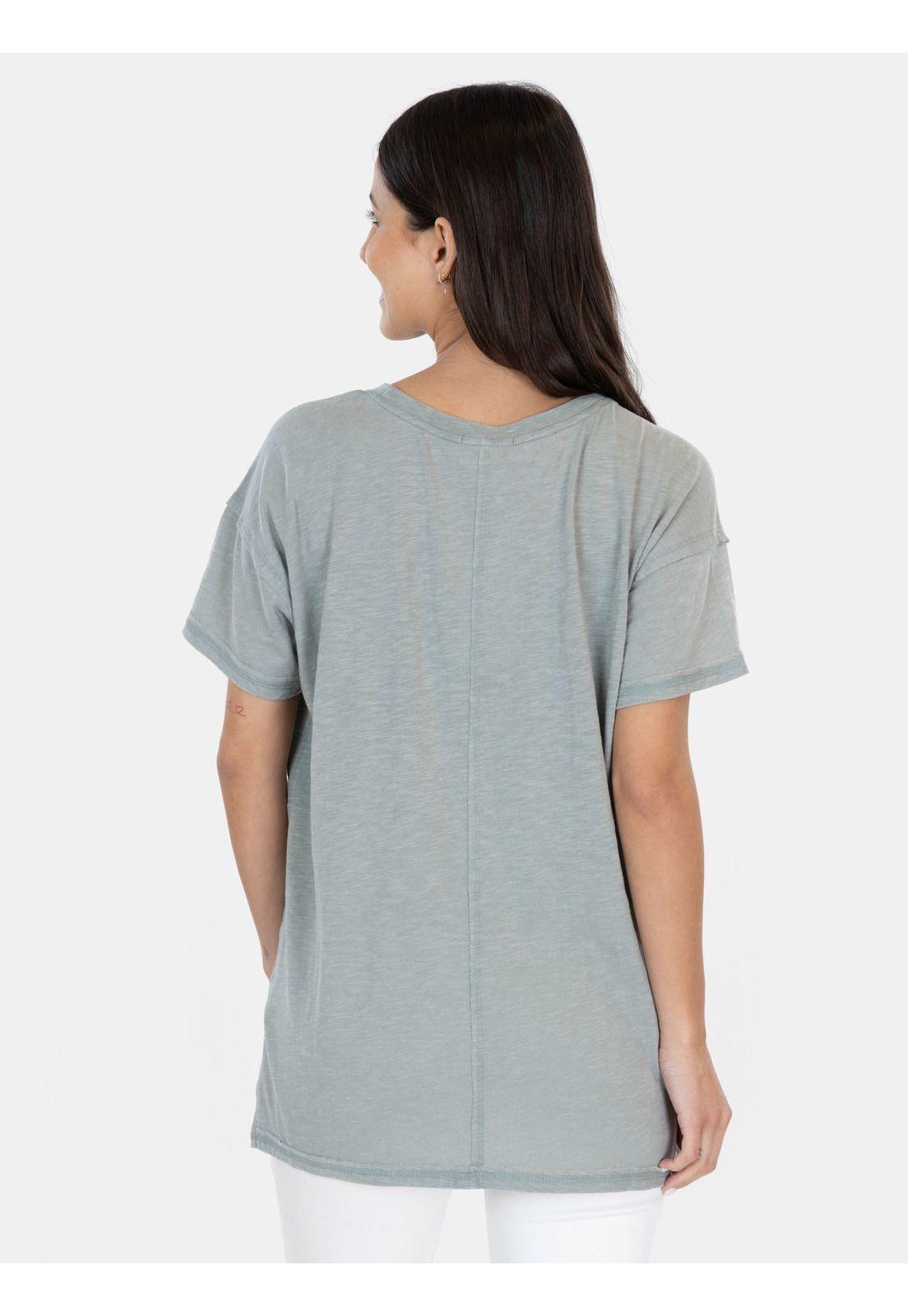 Polera MC Utah Verde Mujer Maui And Sons-1