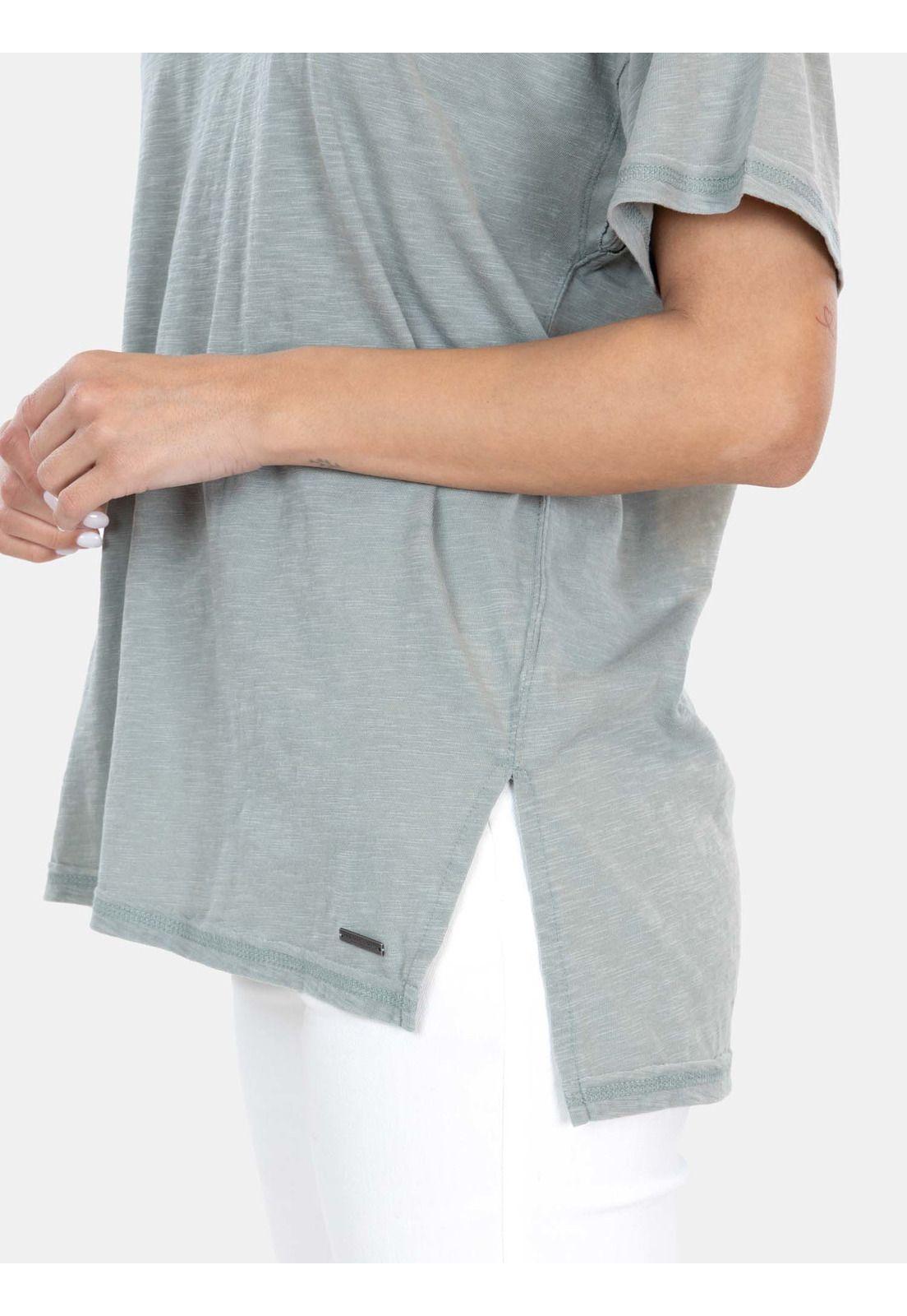 Polera MC Utah Verde Mujer Maui And Sons-2