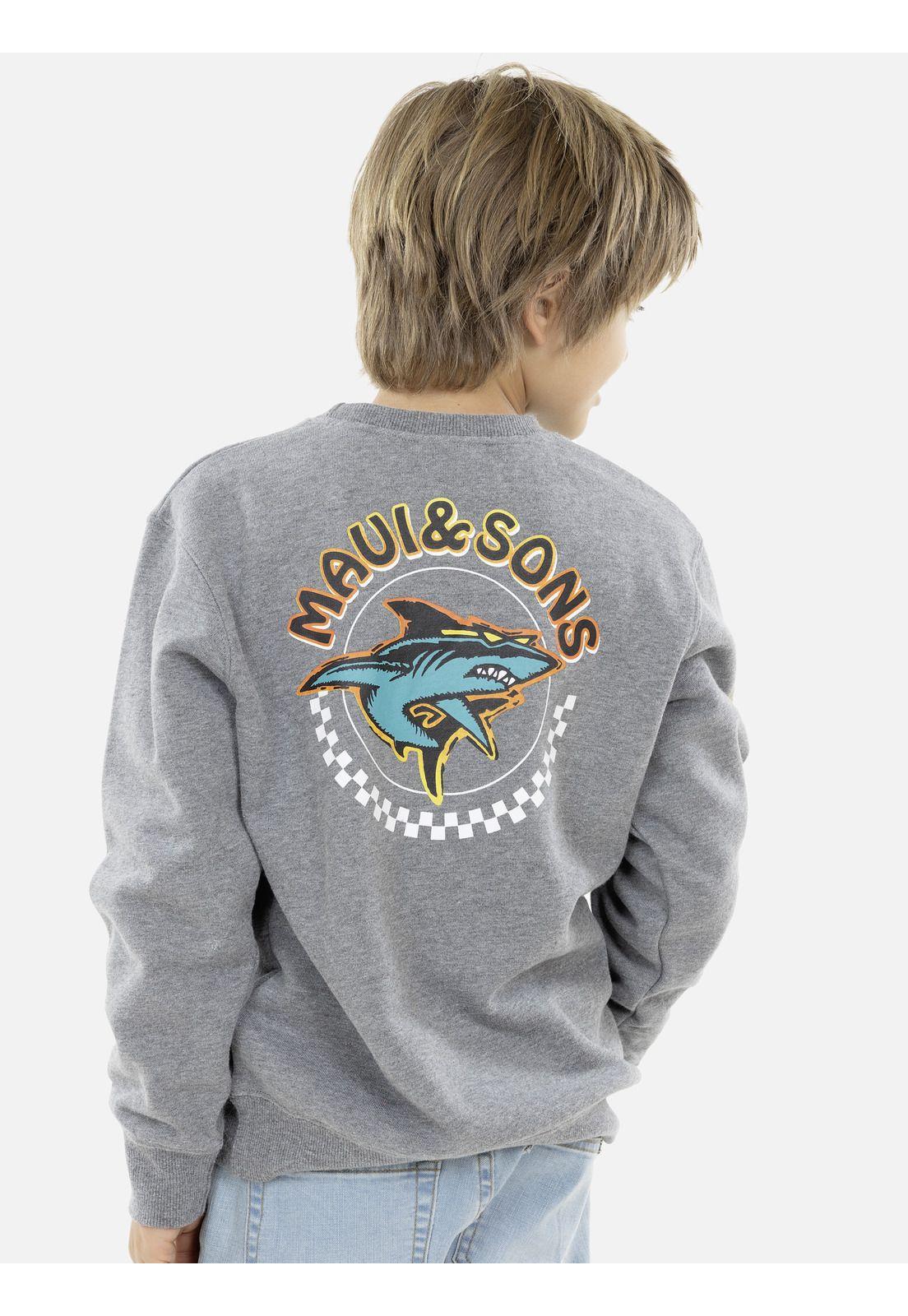 Poleron Kids 5O452-KI21 Gris Maui and Sons-1