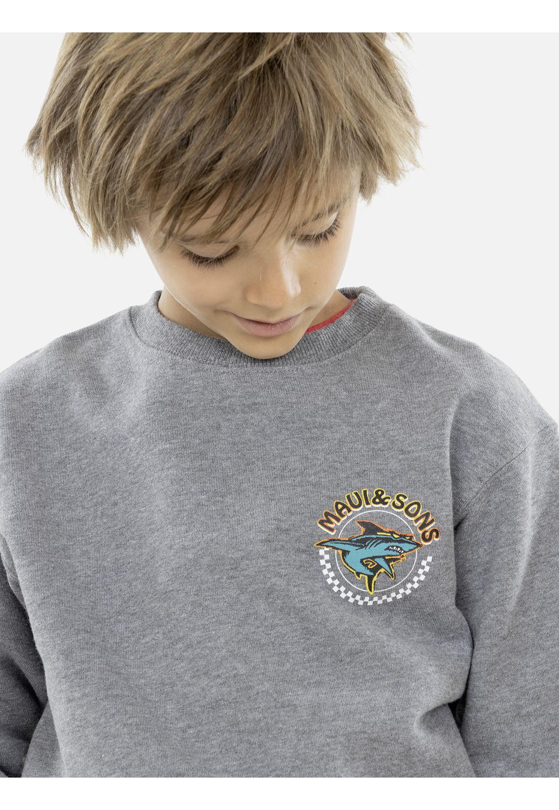 Poleron Kids 5O452-KI21 Gris Maui and Sons-2