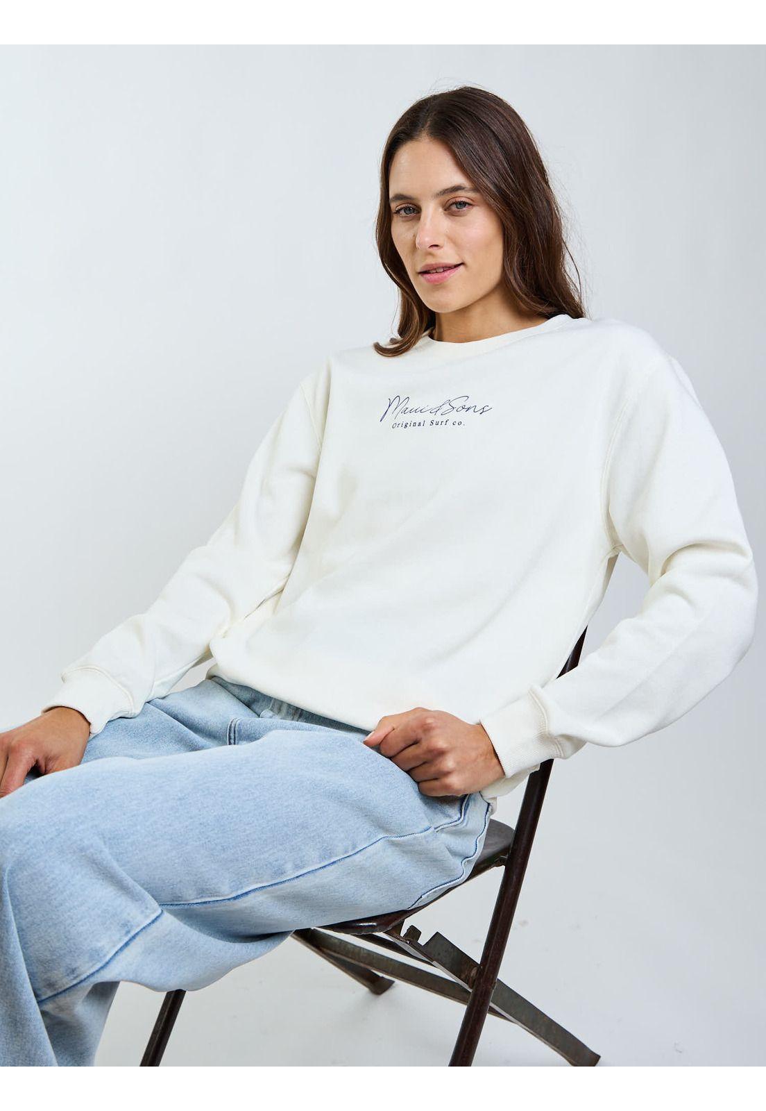 Poleron CR Fresia Beige Mujer Maui and Sons-6