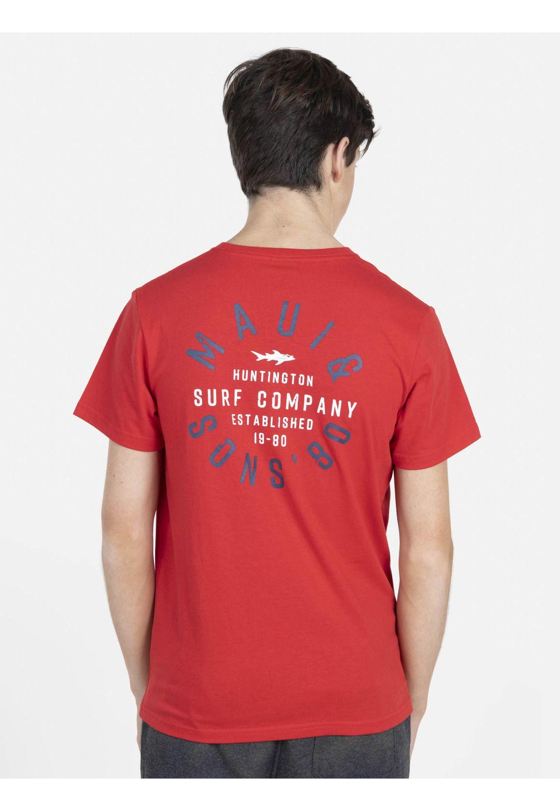 Polera NEON ART Juvenil Rojo Maui and Sons-1