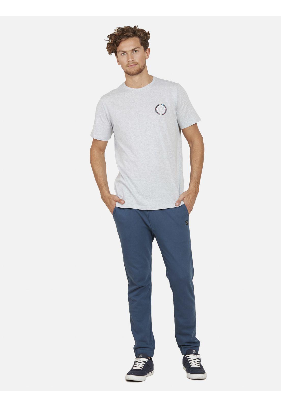 Polera PALM CIRCLE Hombre Gris Maui and Sons-3