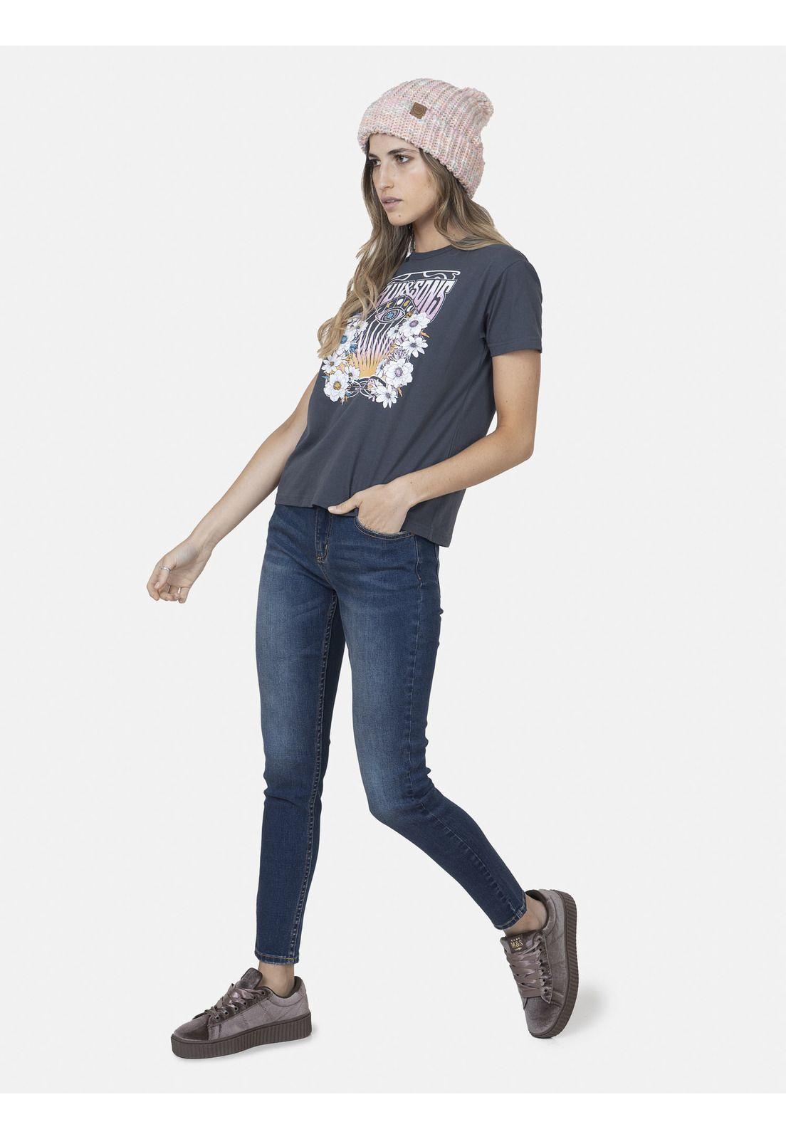 Polera Mujer SAW A DOOR Gris Oscuro Maui and Sons-3