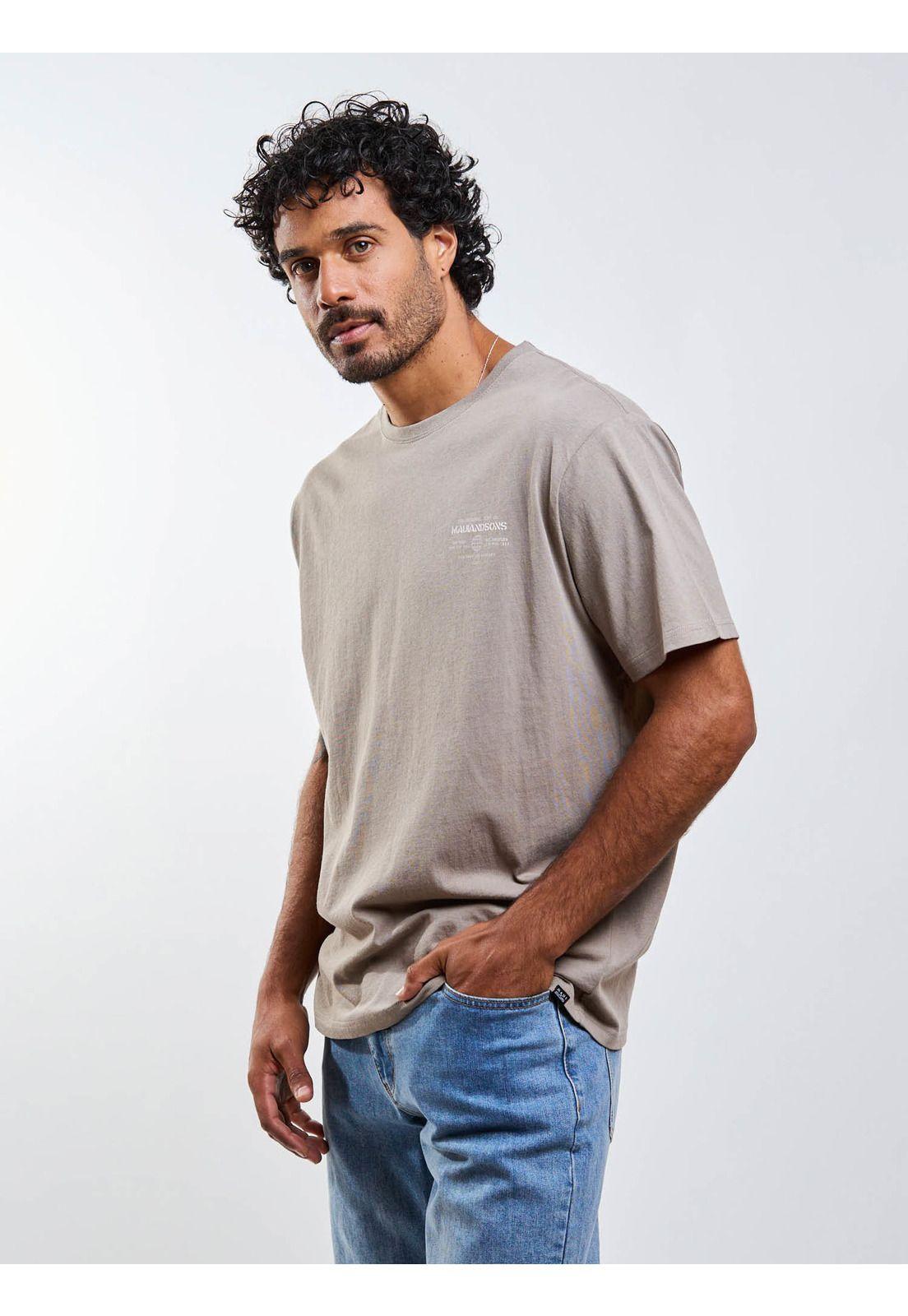 Polera MC Secret place Beige Hombre Maui And Sons-4