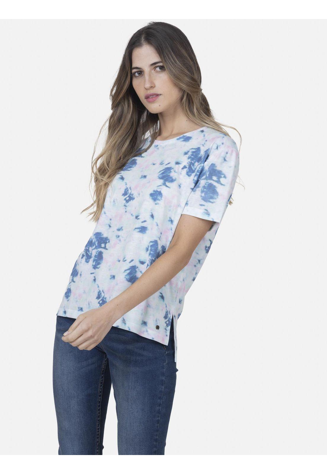 Polera Mujer WAVES TIE Multicolor Maui and Sons-0