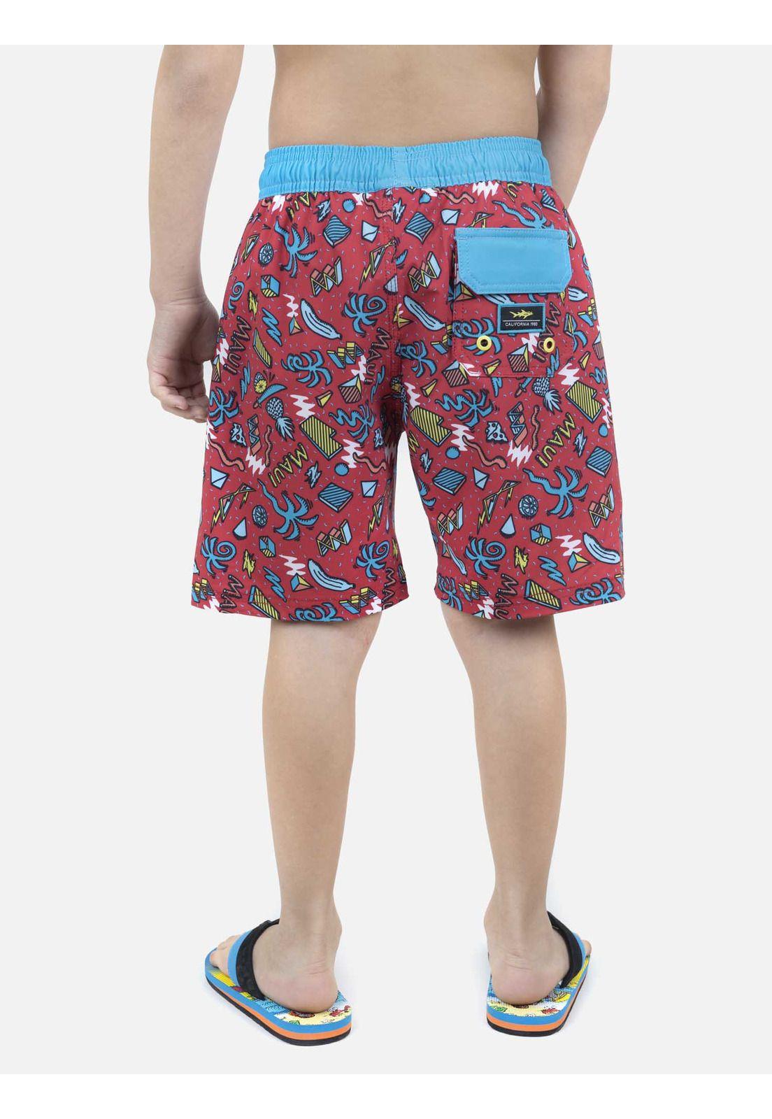 Traje De Baño Niño Rojo 5T1142-KV22 Maui And Sons-1