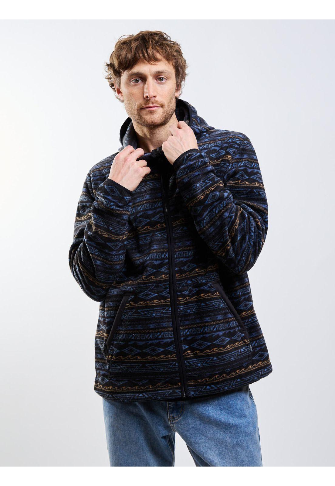 Poleron Polar Ethnic Ocean Multicolor Hombre Maui And Sons-3