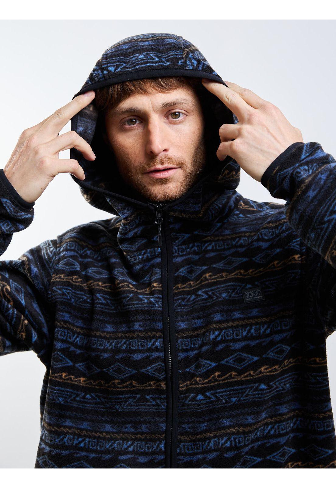 Poleron Polar Ethnic Ocean Multicolor Hombre Maui And Sons-7