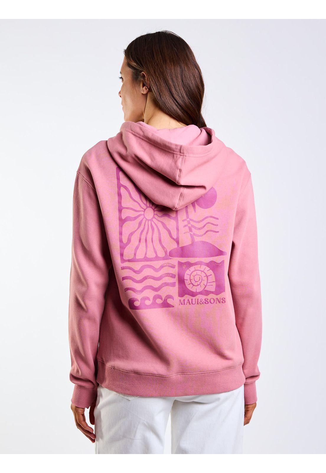 Poleron FZ Rosa Rosado Mujer Maui and Sons-1