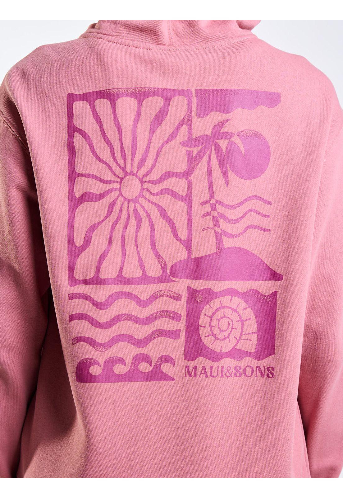 Poleron FZ Rosa Rosado Mujer Maui and Sons-3