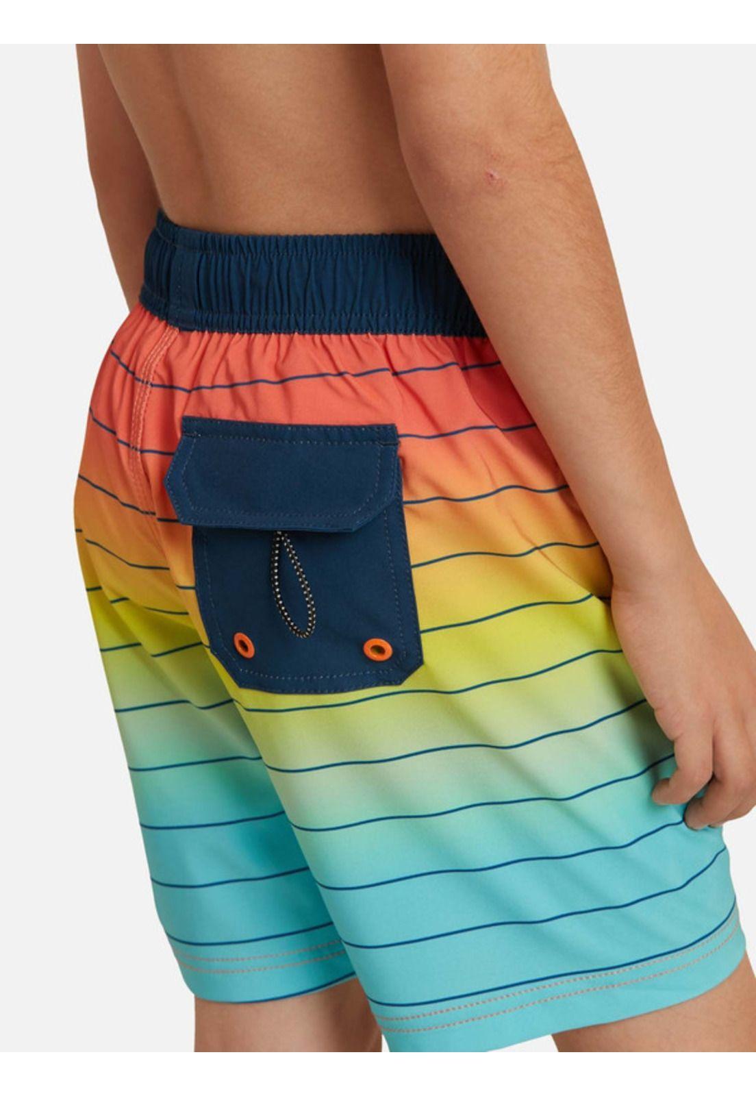 Traje De Baño Stretch Hawaiian Island Multicolor Kids Maui and sons-2