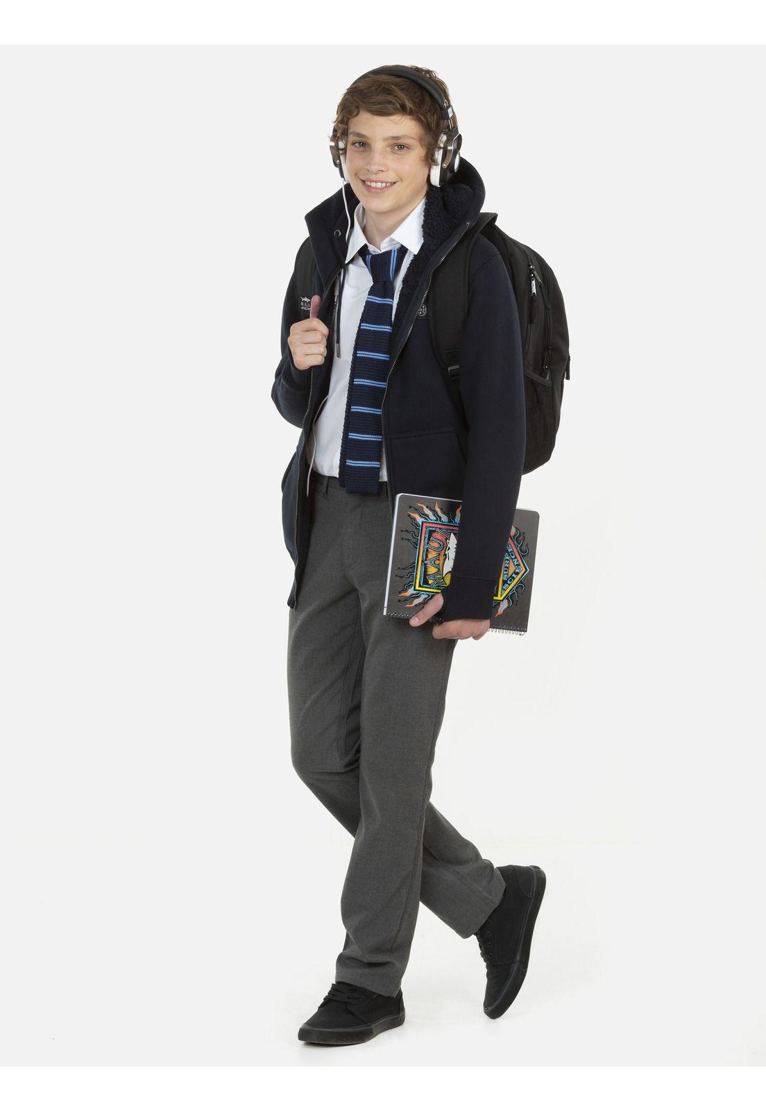 Poleron Juvenil Escolar 5O107-MC19 Azul Maui and Sons-3