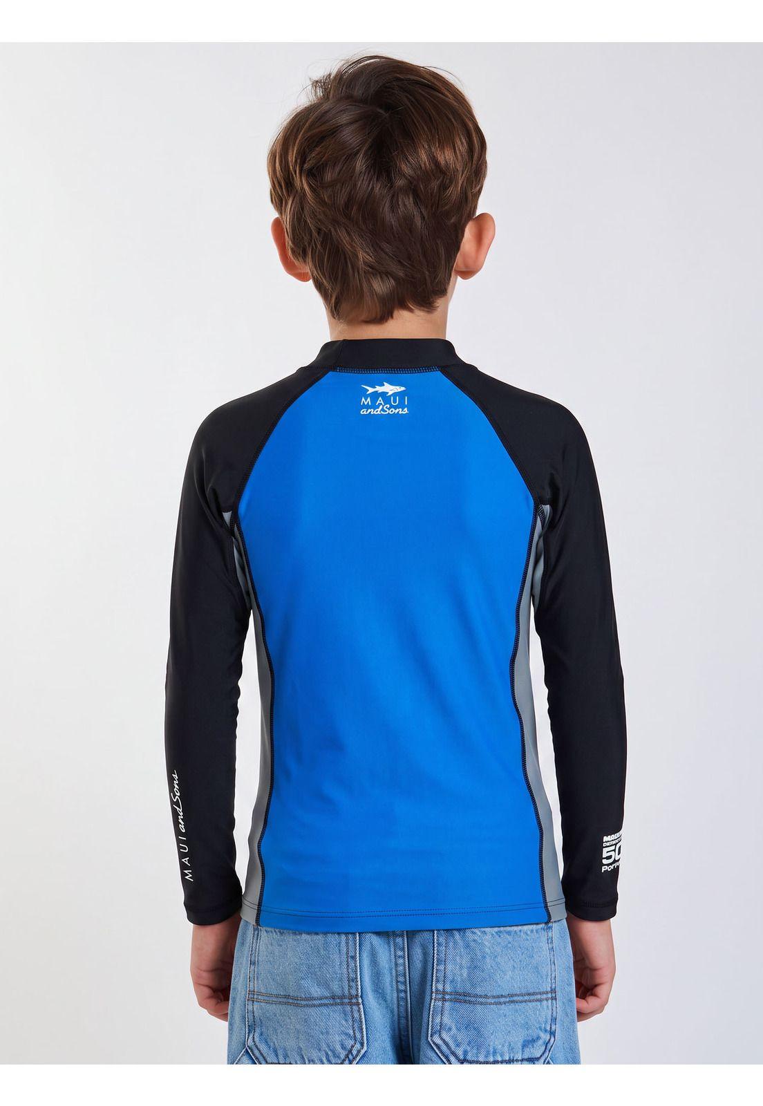 Polera UVP Freedom Azul Infantil Maui and Sons-2