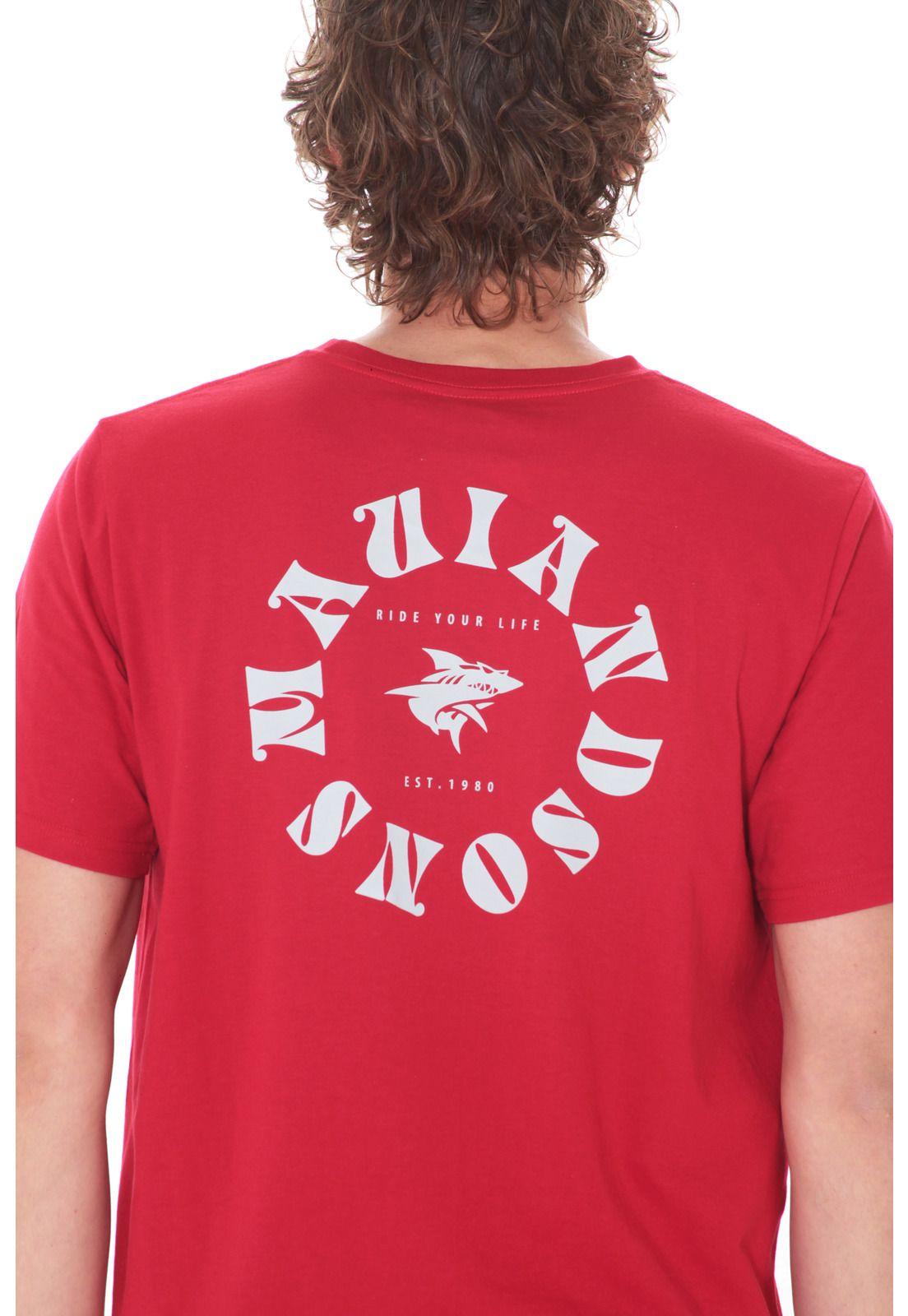 Polera Hombre Maui 5P444-MV21 Rojo-2