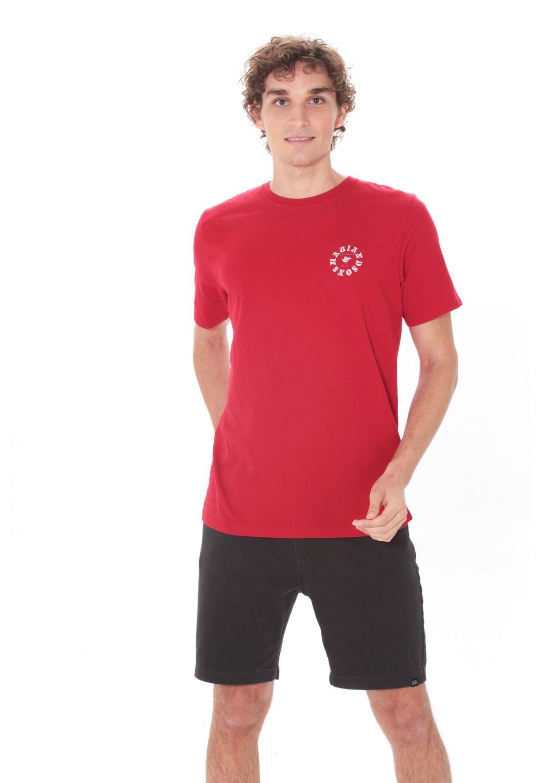 Polera Hombre Maui 5P444-MV21 Rojo-3