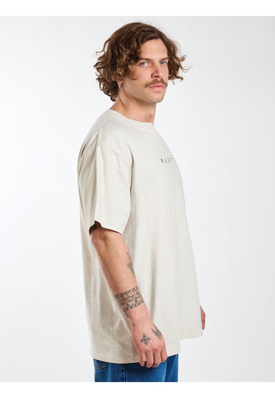 Polera Oversize R Microbes Blanco Hombre Rusty-2