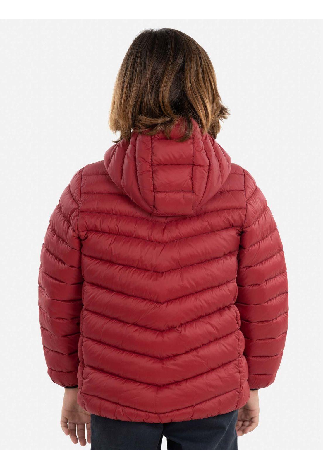 Parka Light Color Quilted Niño Rojo Maui and Sons-1