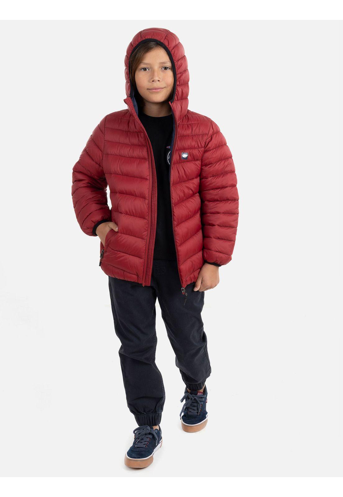 Parka Light Color Quilted Niño Rojo Maui and Sons-2