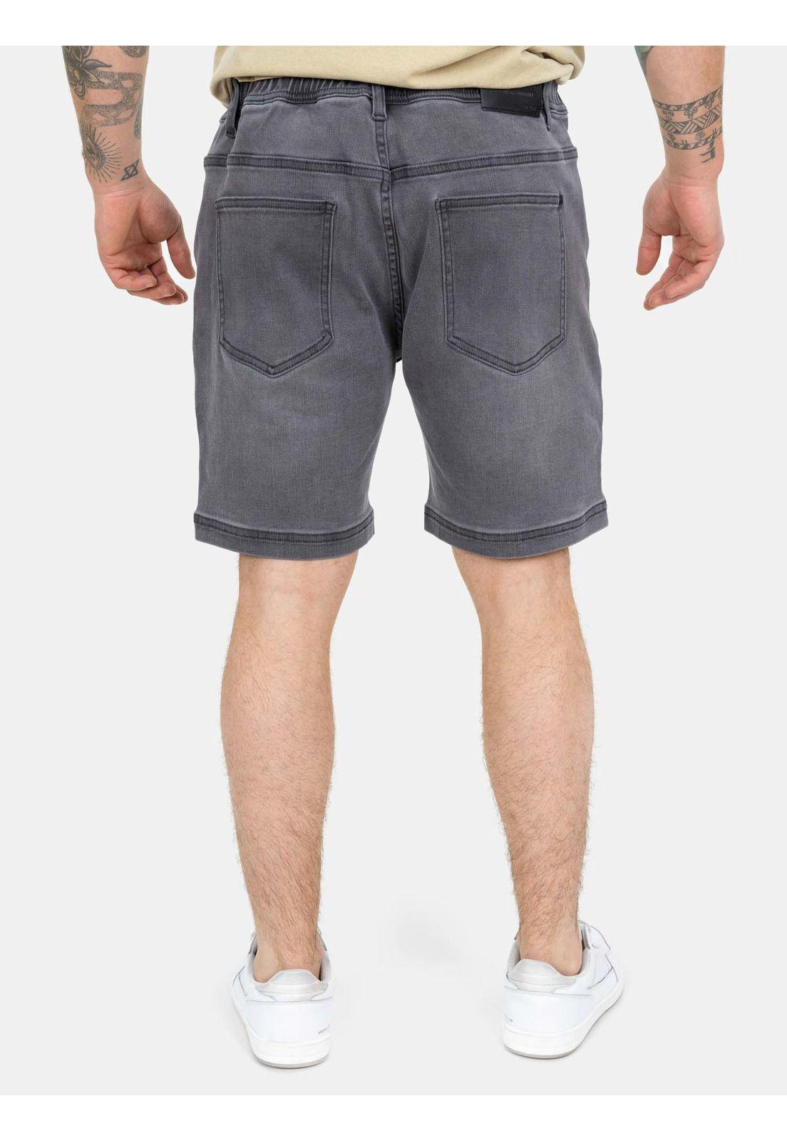 Bermuda Jogger Olimpius Gris Hombre Maui And Sons-1
