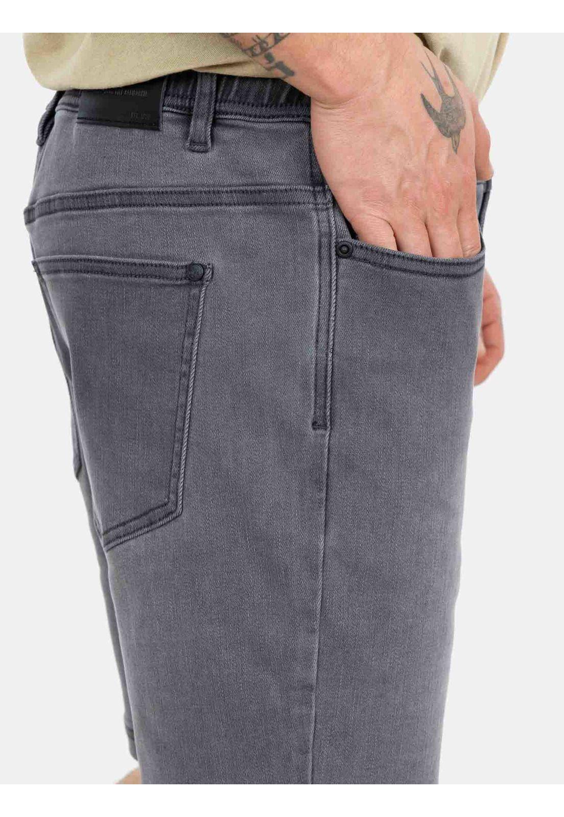 Bermuda Jogger Olimpius Gris Hombre Maui And Sons-3