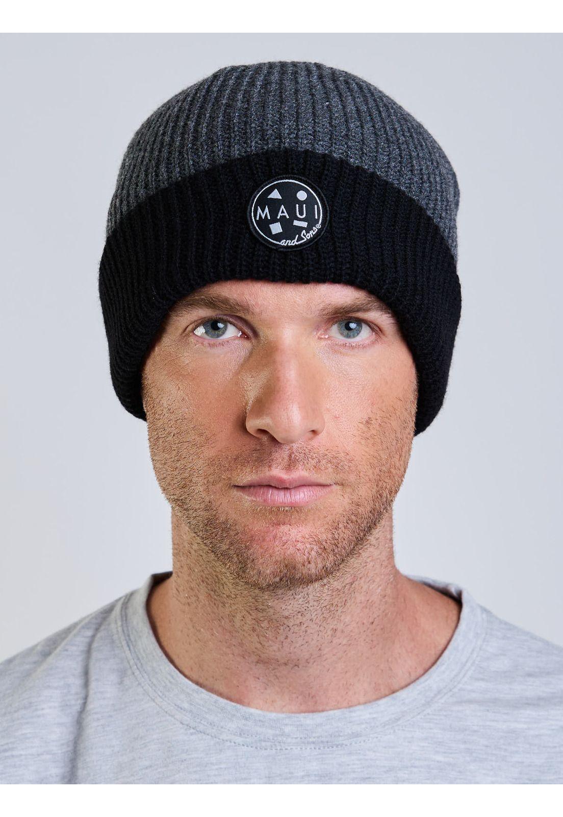 Gorro Bluzen Negro Hombre Maui And Sons-0