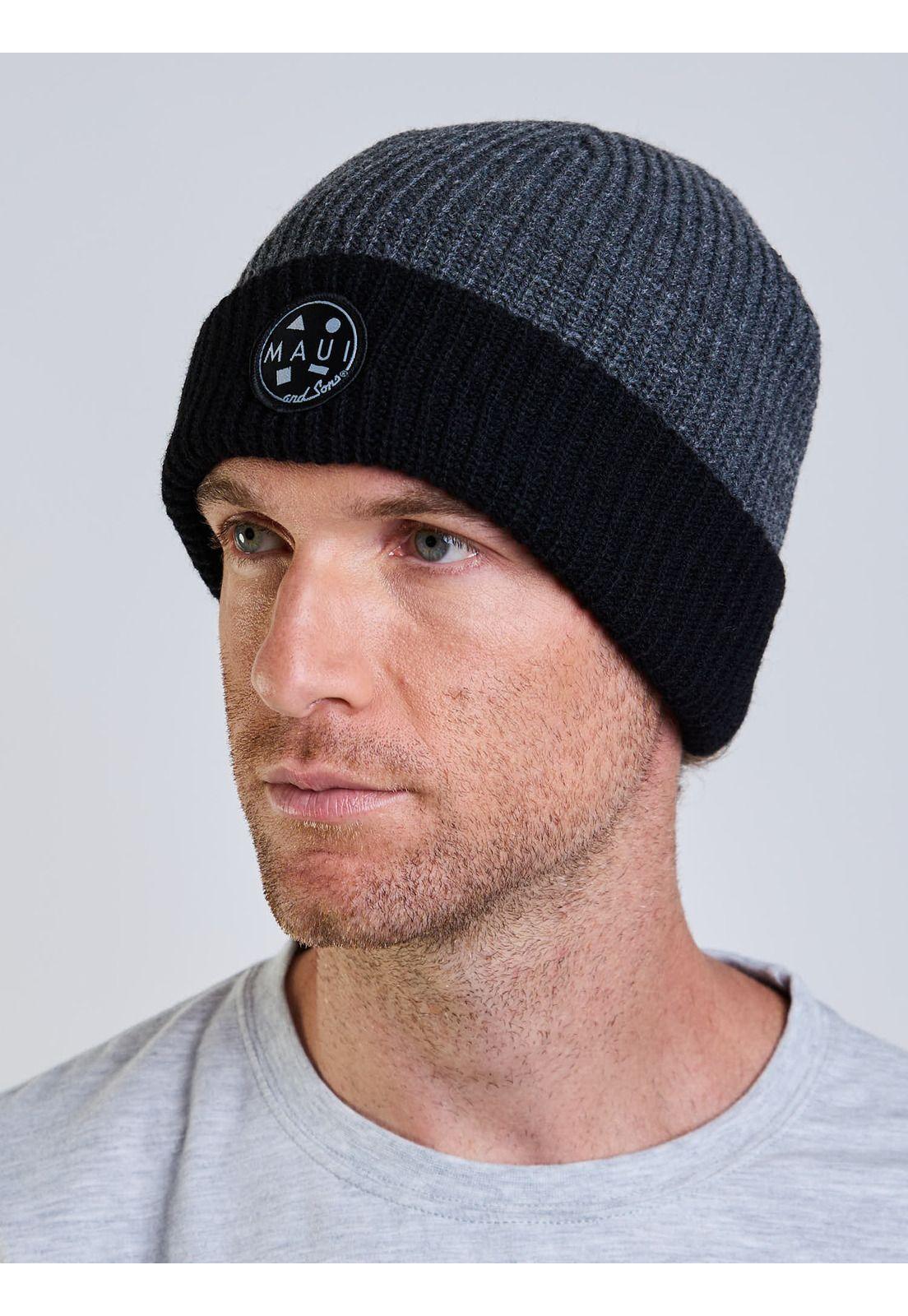 Gorro Bluzen Negro Hombre Maui And Sons-1