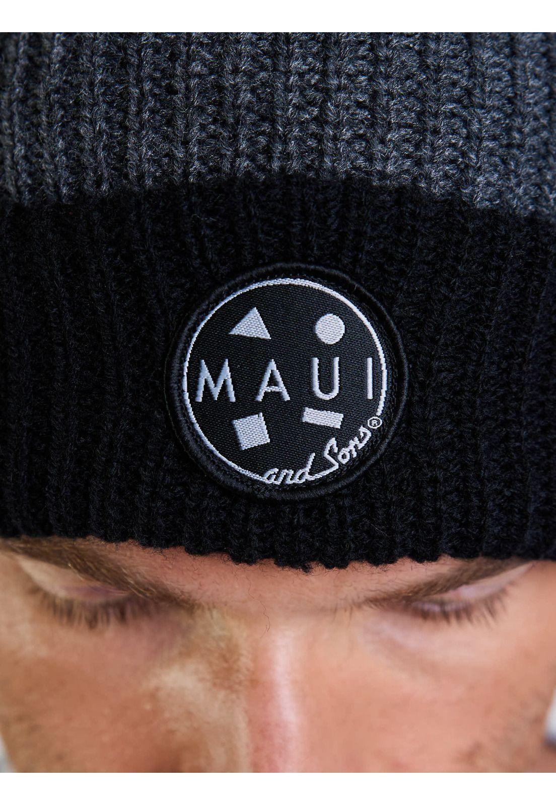 Gorro Bluzen Negro Hombre Maui And Sons-3
