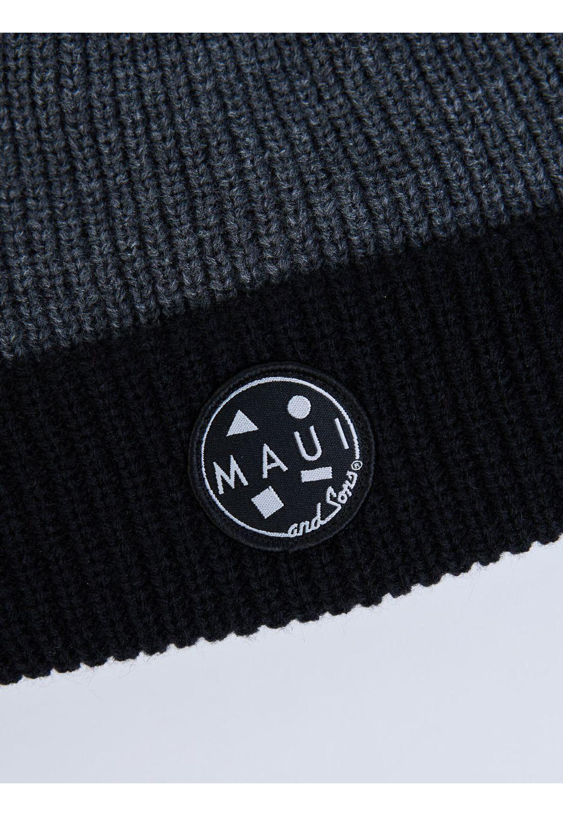 Gorro Bluzen Negro Hombre Maui And Sons-5