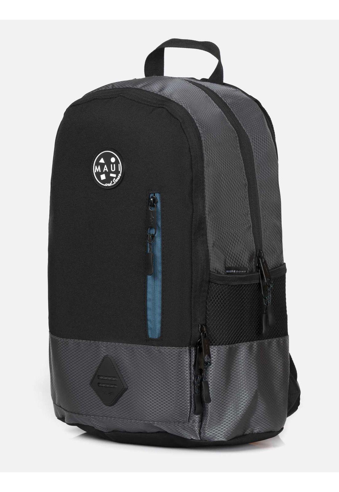 Mochila Escolar Hombre 5AM209-MT22 Negro Maui and Sons-1