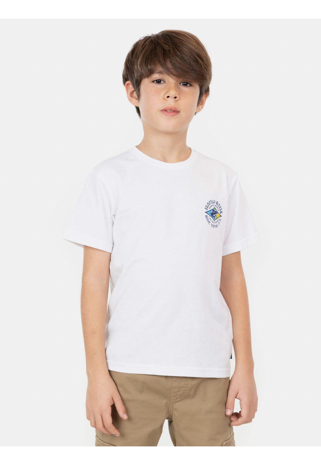 Polera MC Mini Retro Palms Blanco Niño Maui And Sons-0