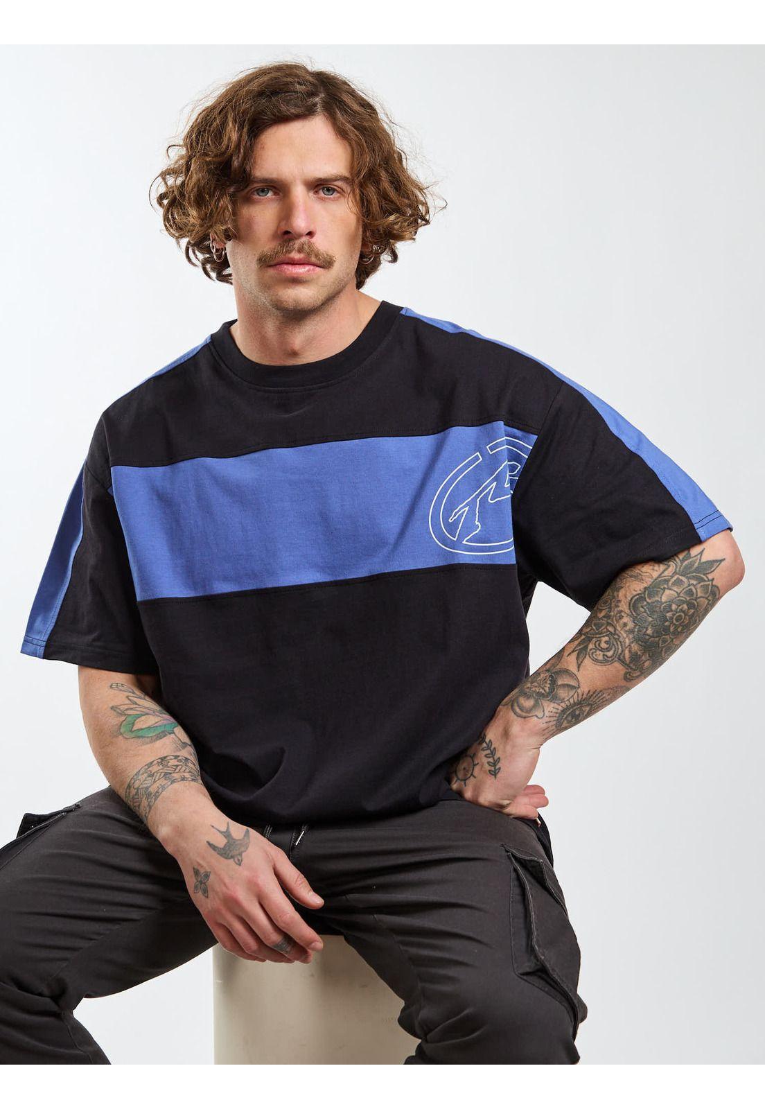 Polera Oversize Opper Negro Hombre Rusty-7