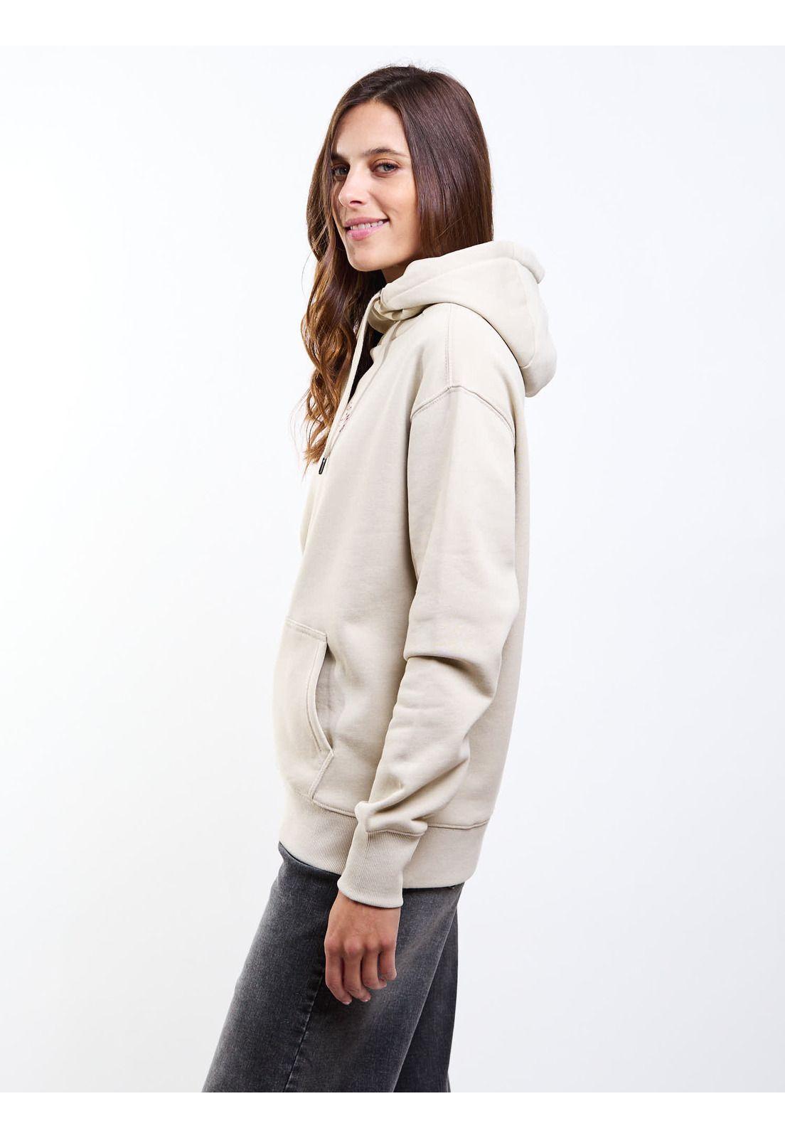 Poleron Canguro Bali Beige Mujer Maui And Sons-2