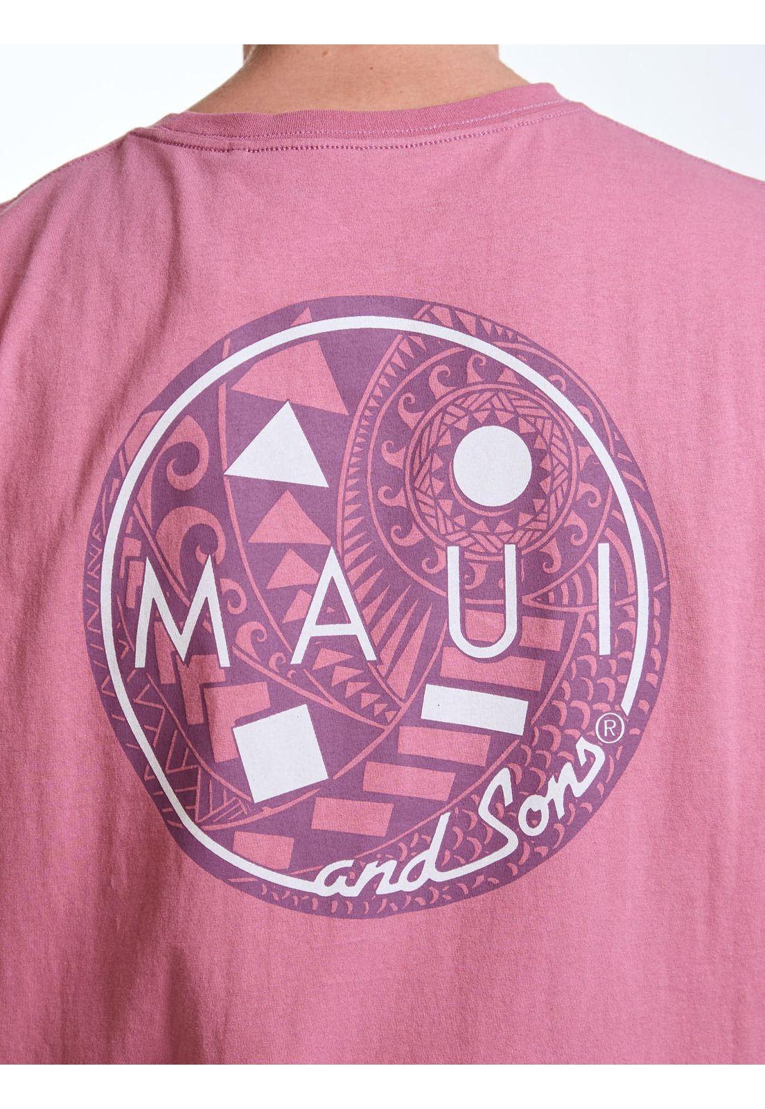 Polera MC Lagoon Rosado Hombre Maui and Sons-3