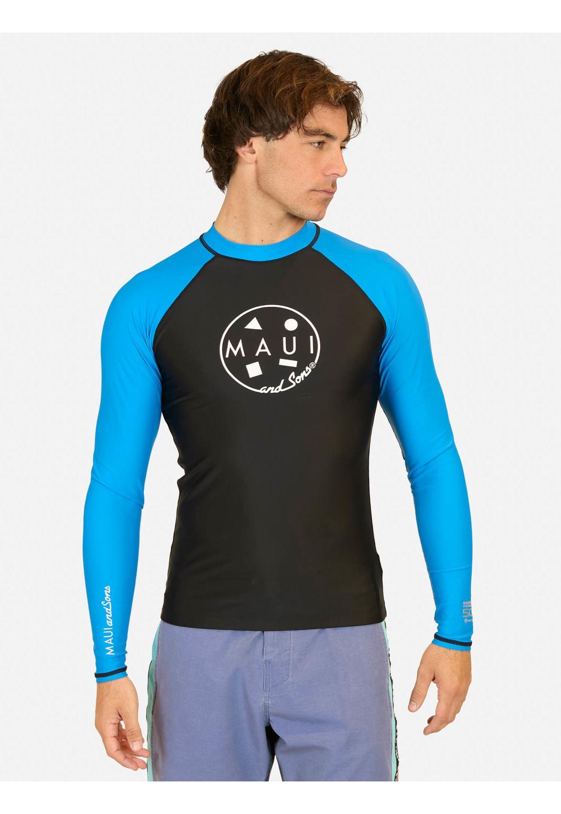Polera UVP Metrogrove Azul Hombre Maui And Sons-0