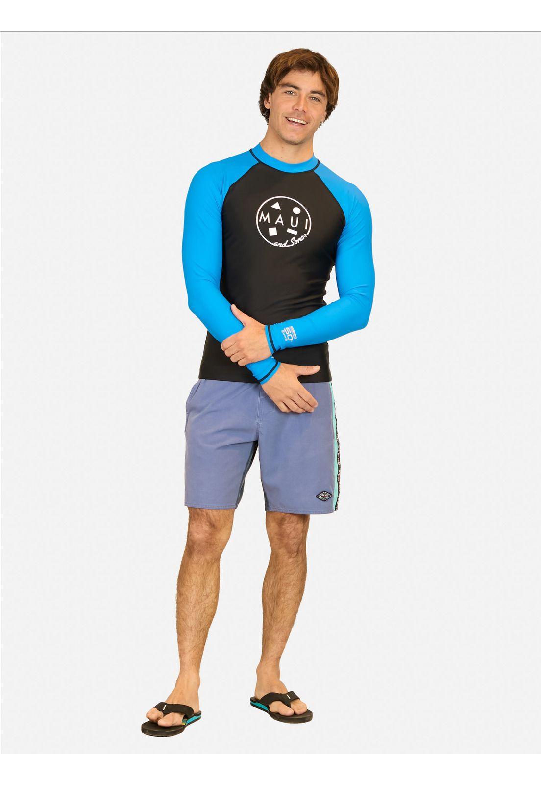 Polera UVP Metrogrove Azul Hombre Maui And Sons-2