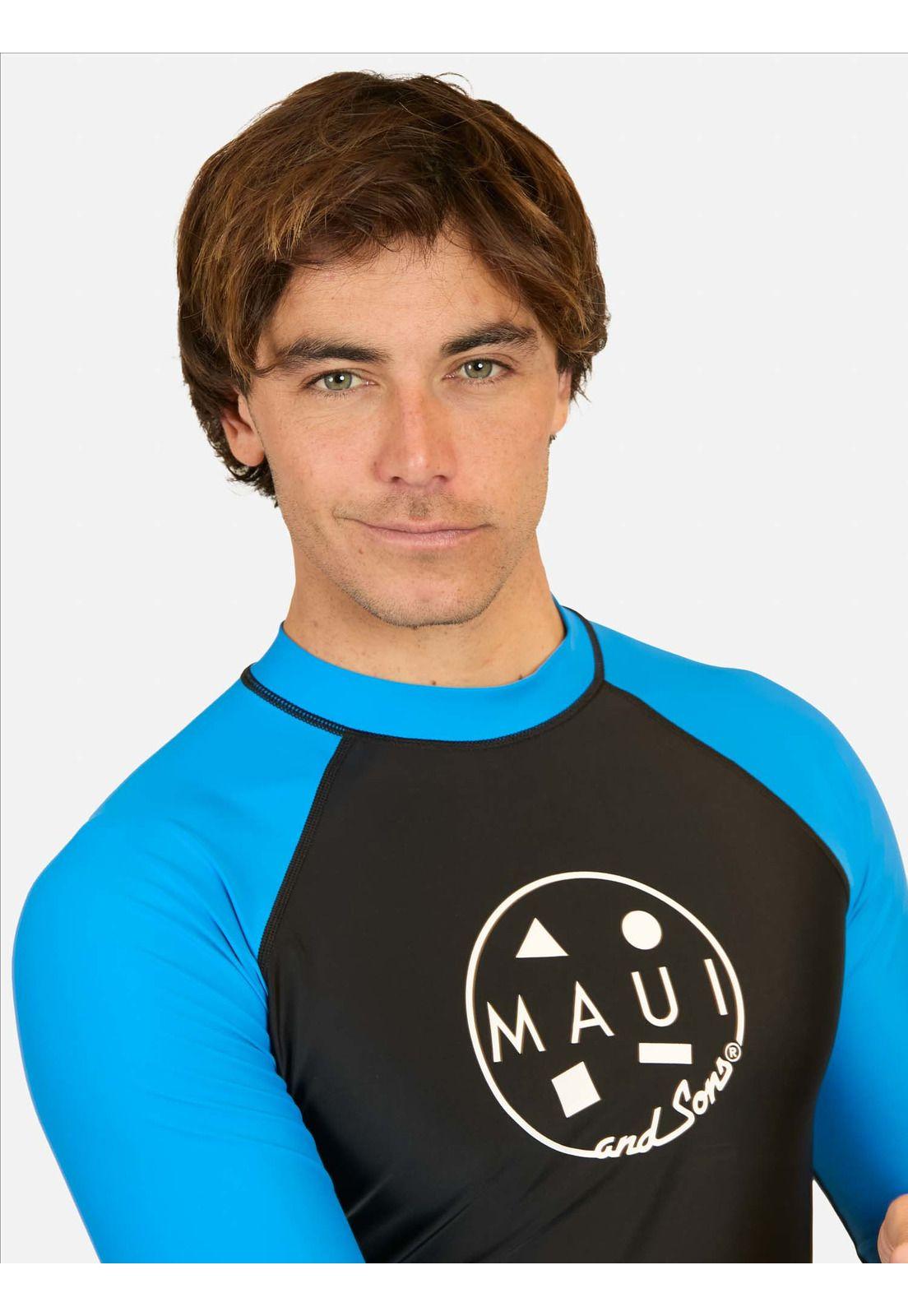 Polera UVP Metrogrove Azul Hombre Maui And Sons-3