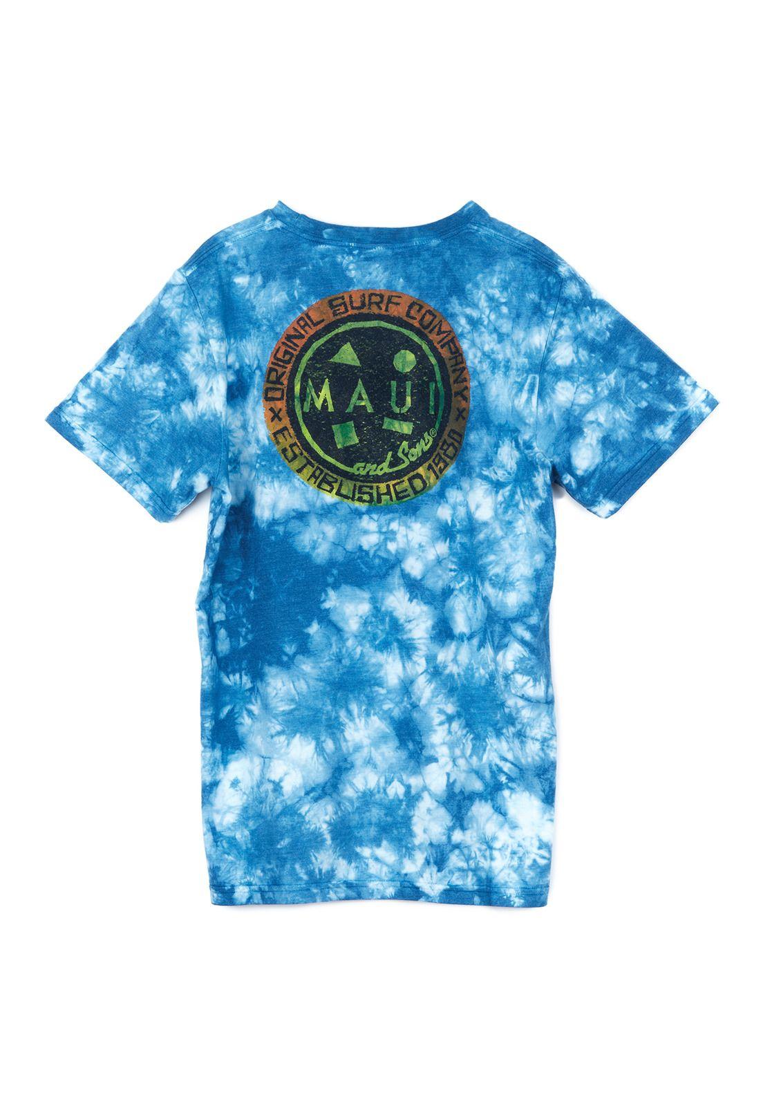 Polera M/C Basica Juvenil 5P1081-MV21 Azul-1