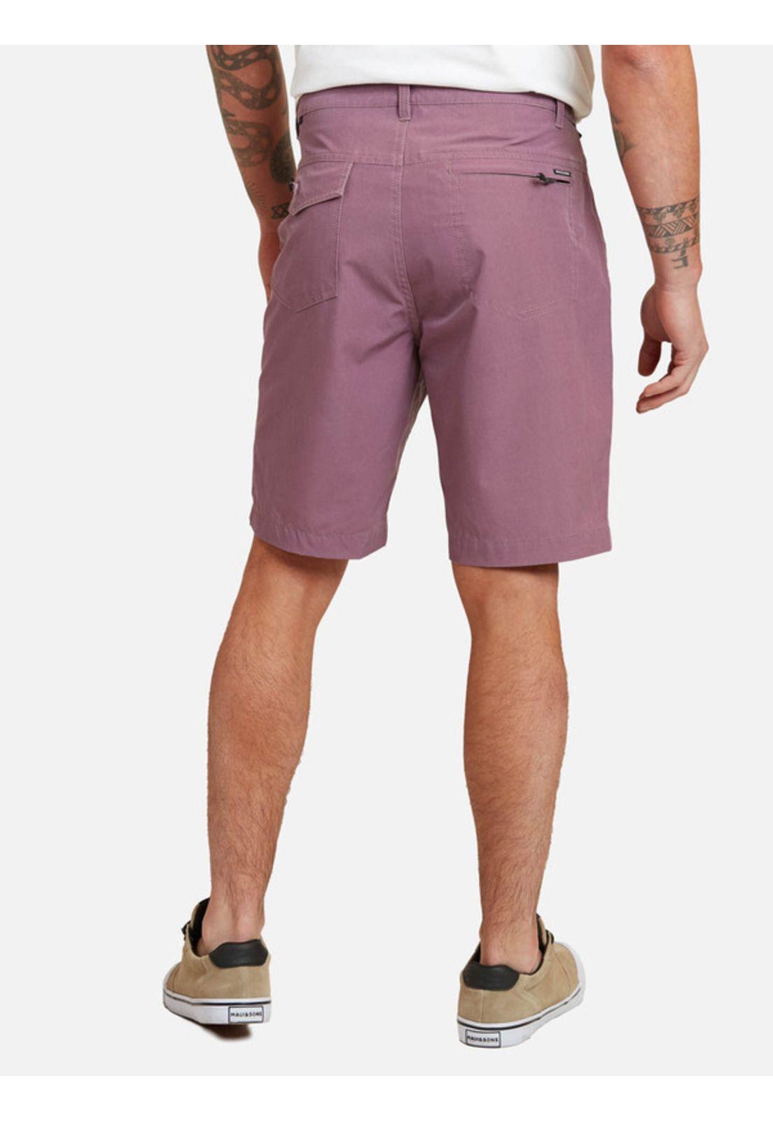 Bermuda Colored Chino Hombre Burdeo Maui And Sons-1