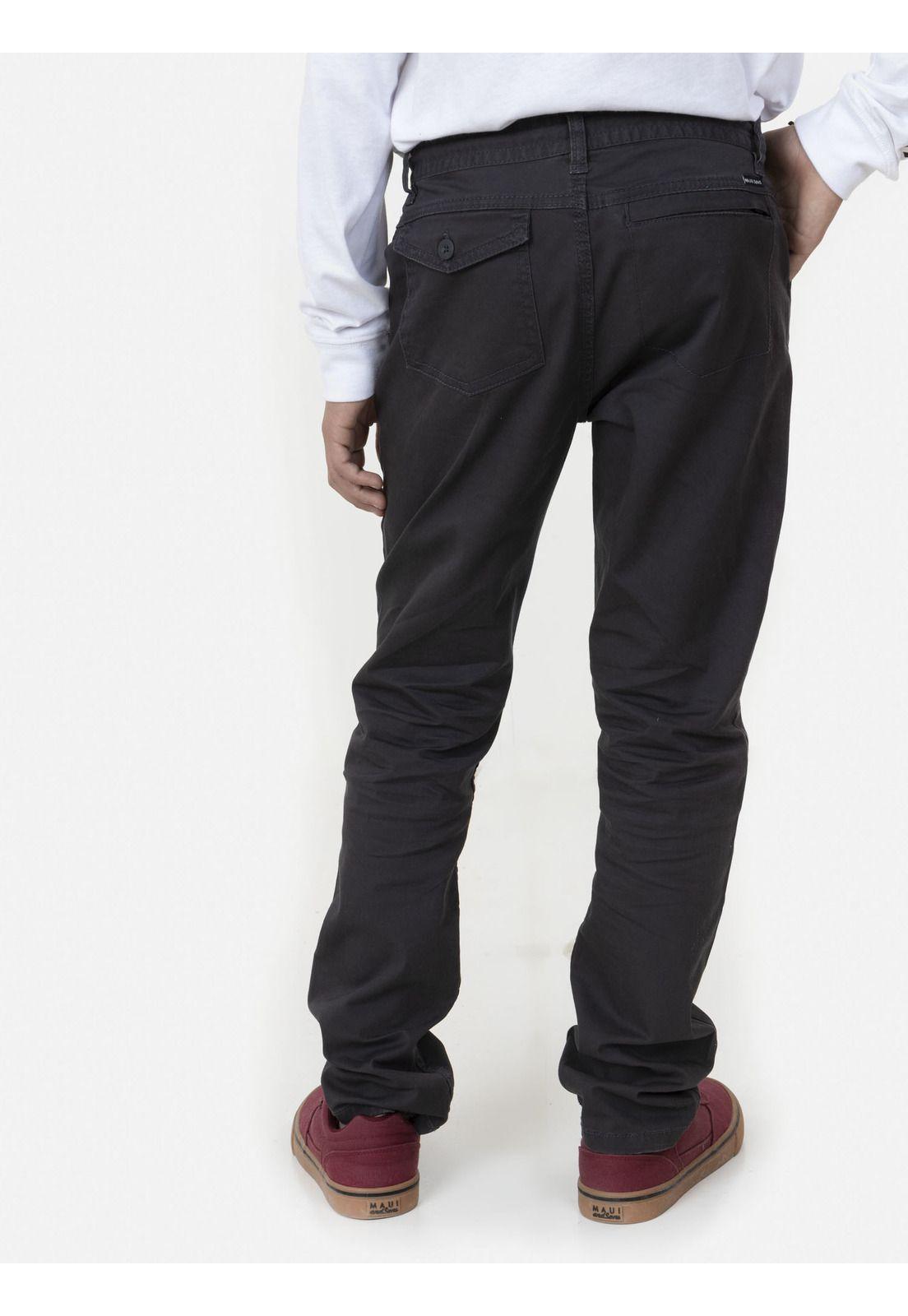 Pantalón 5N589 Juvenil Gris Oscuro Maui and Sons-1