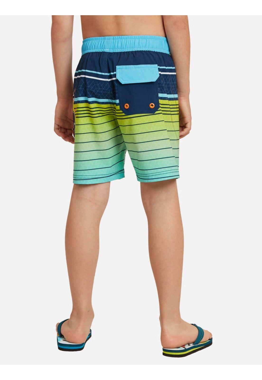 Traje De Baño Stretch Shark On Fire Multicolor Kids Maui and sons-1