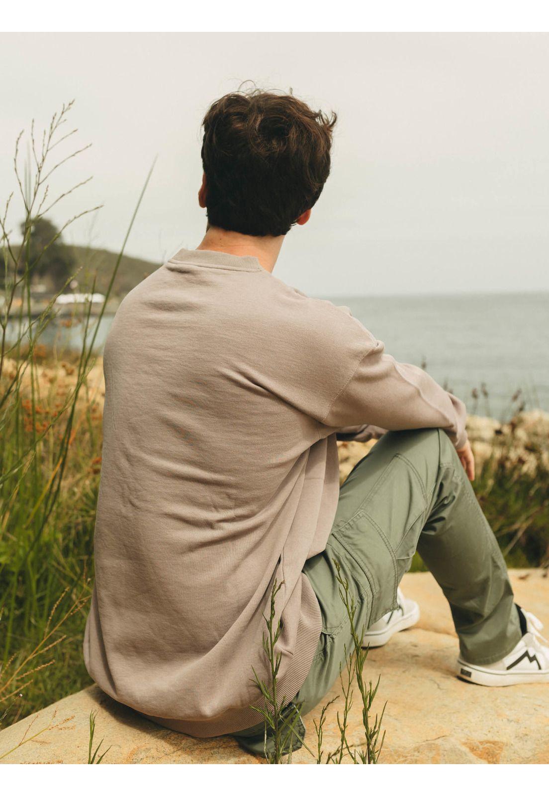 Poleron CR Original Crew Café Hombre Maui And Sons-2