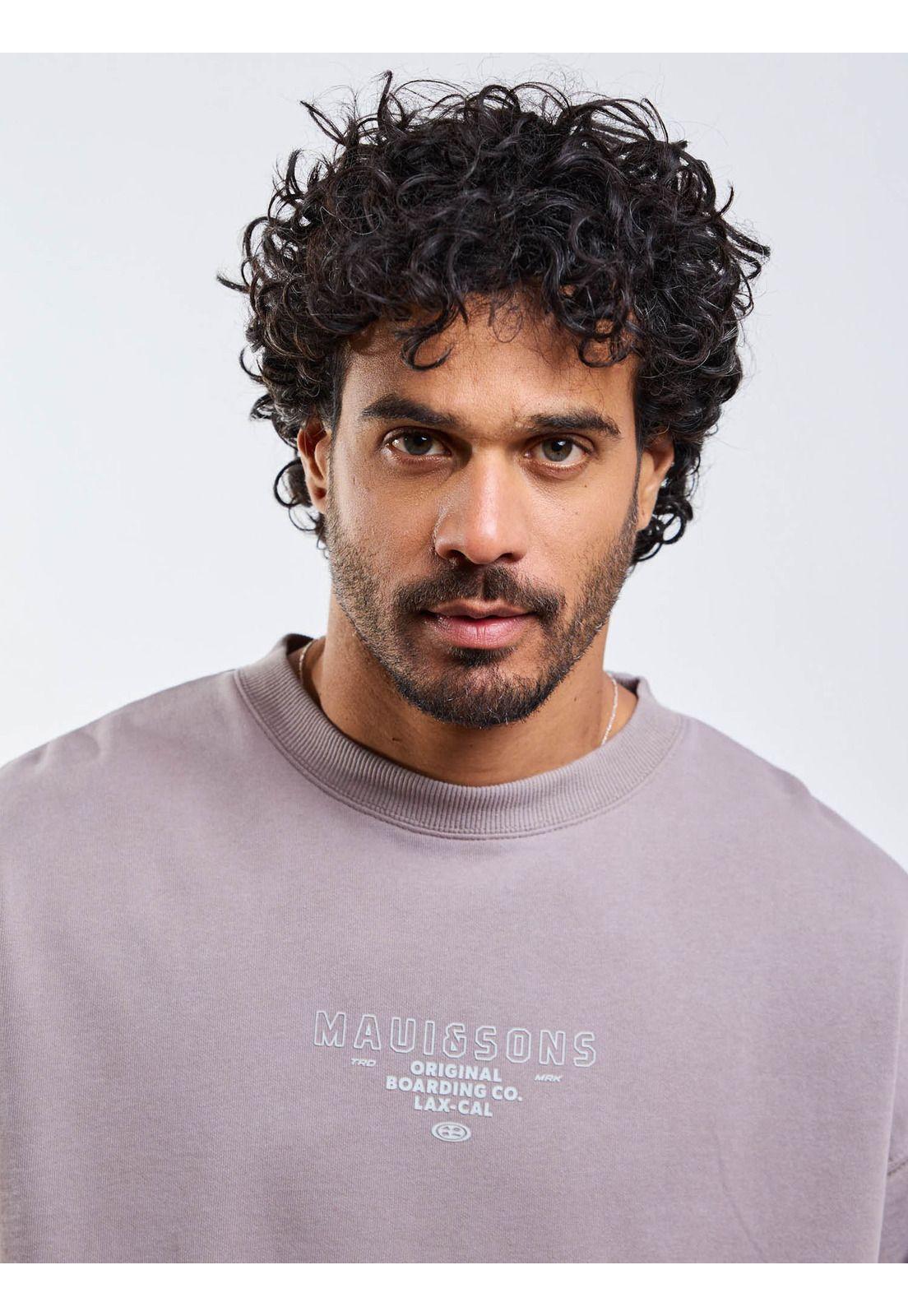 Poleron CR Original Crew Café Hombre Maui And Sons-7