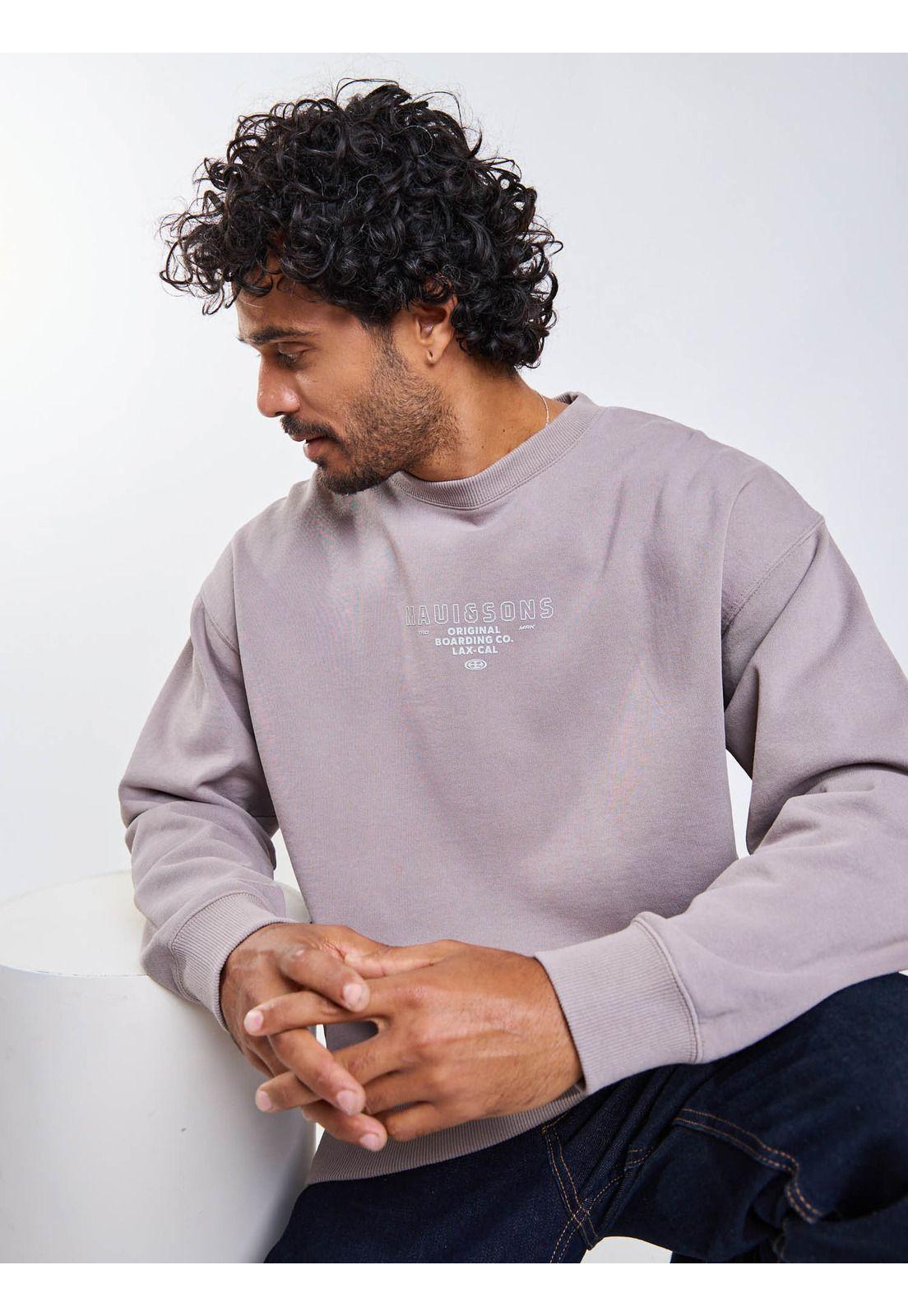 Poleron CR Original Crew Café Hombre Maui And Sons-9